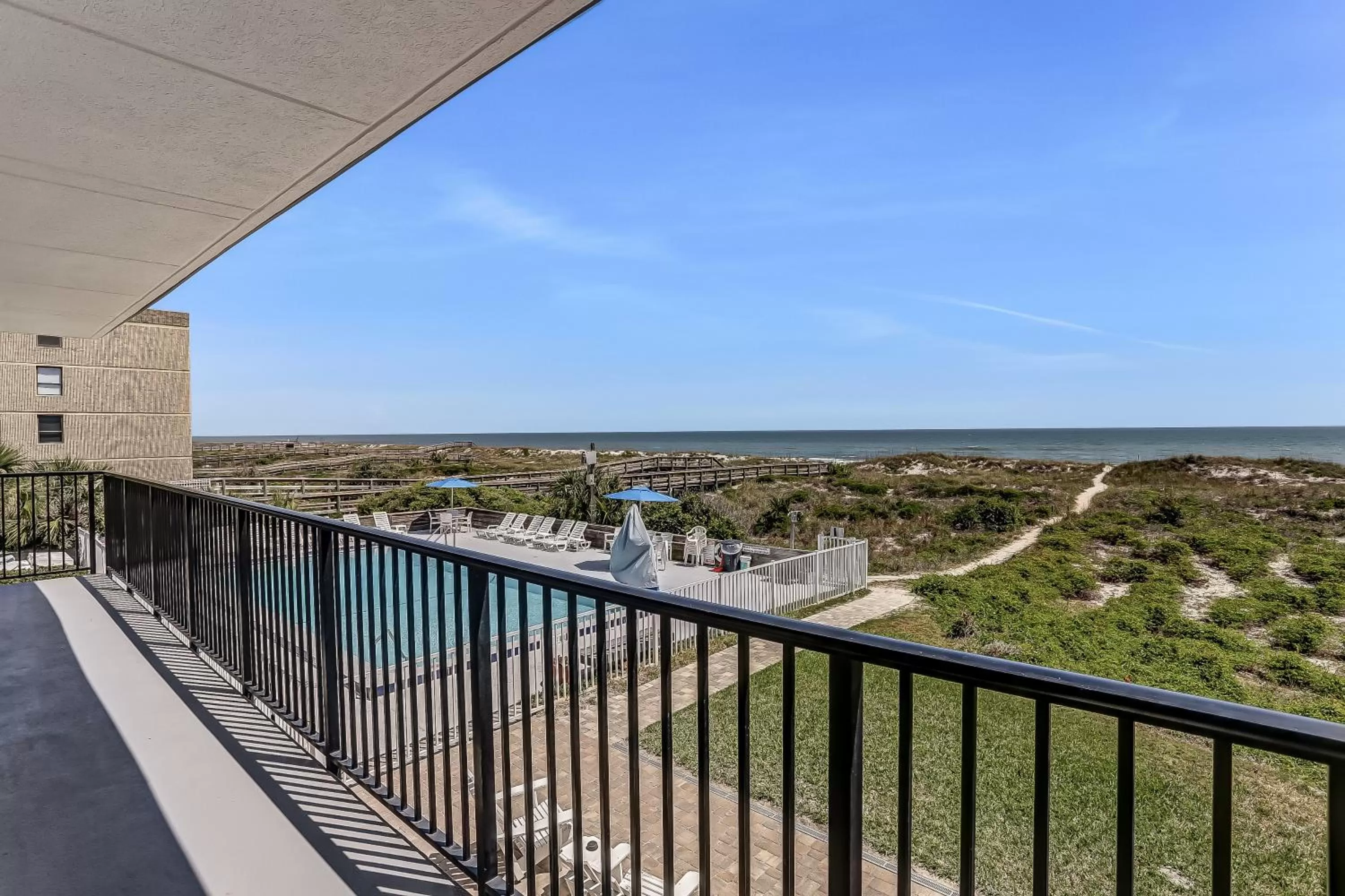 Balcony/Terrace in Beachside Motel - Amelia Island