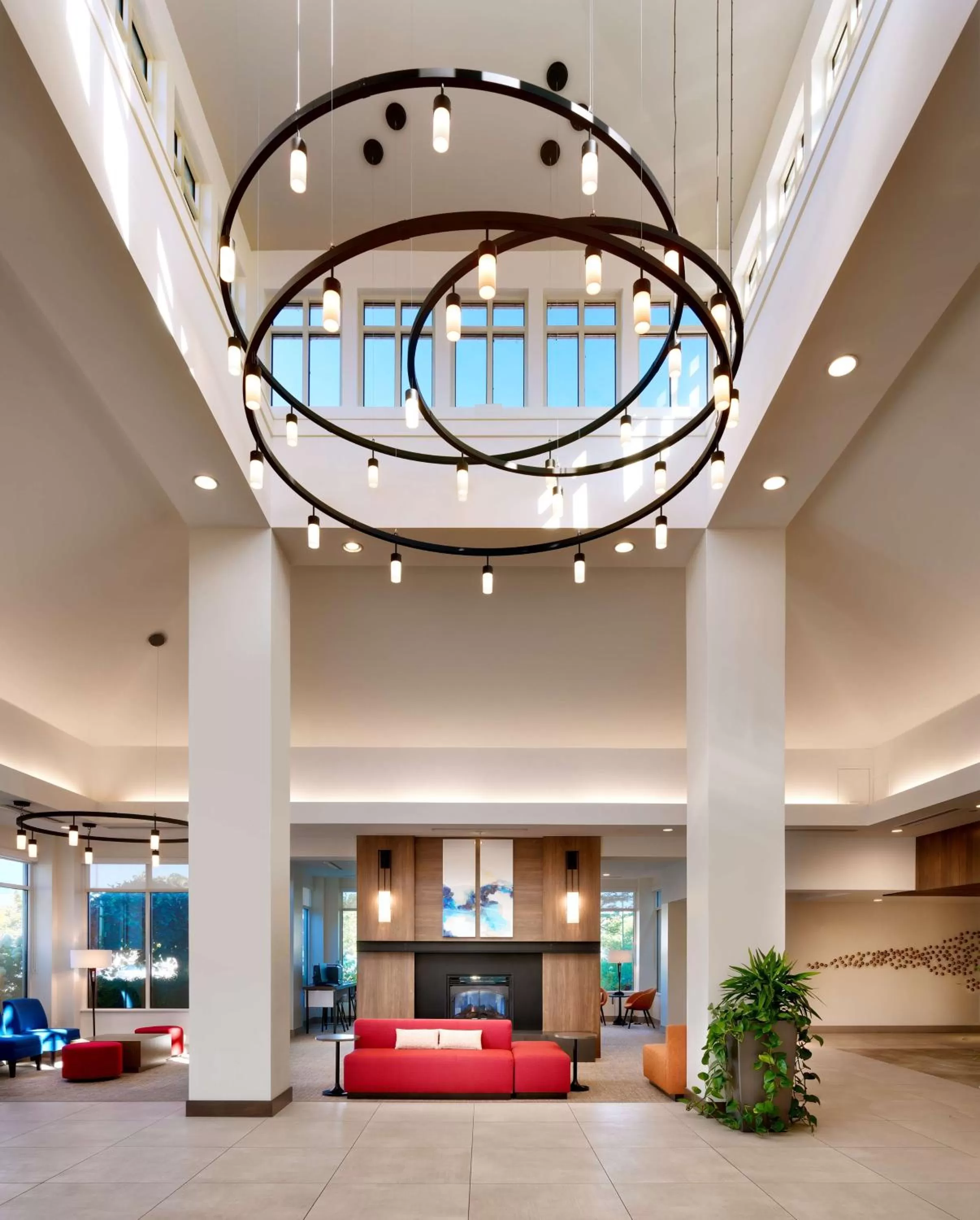 Lobby or reception in Hilton Garden Inn Idaho Falls
