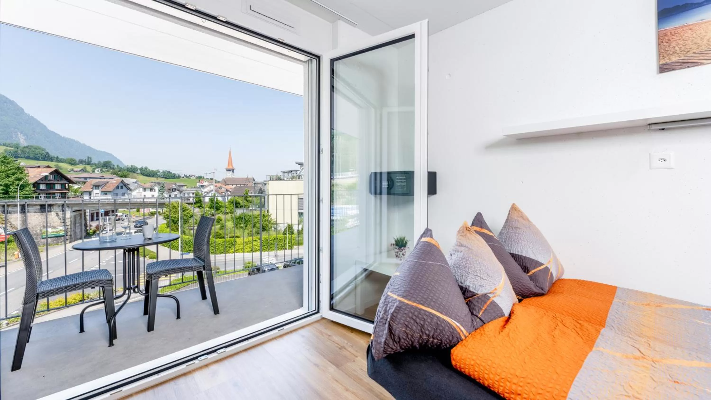 View (from property/room) in Anstatthotel Goldau - self-check-in