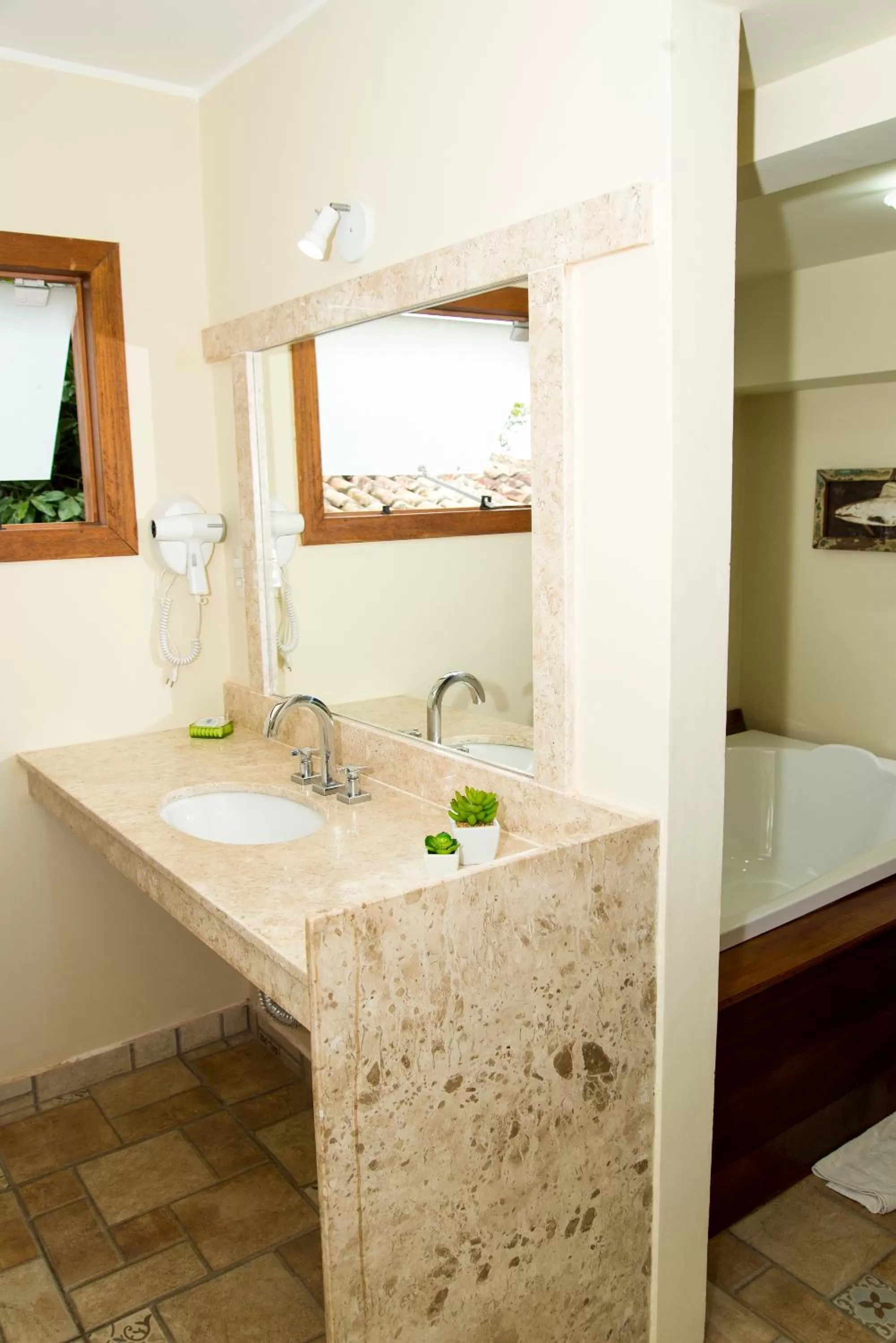 Decorative detail in Pousada La Dolce Vita