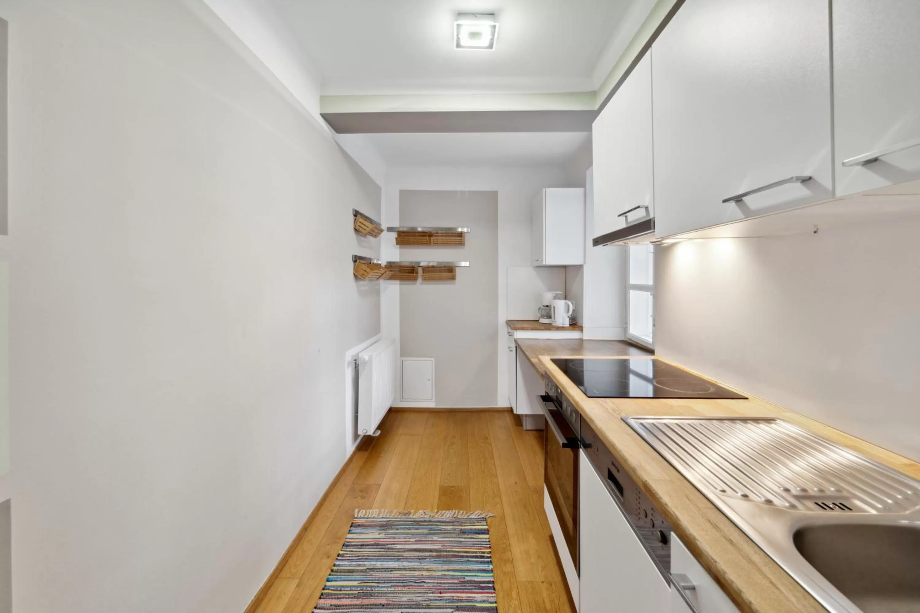 Coffee/tea facilities in Florian's apartments in Mariahilf Vienna