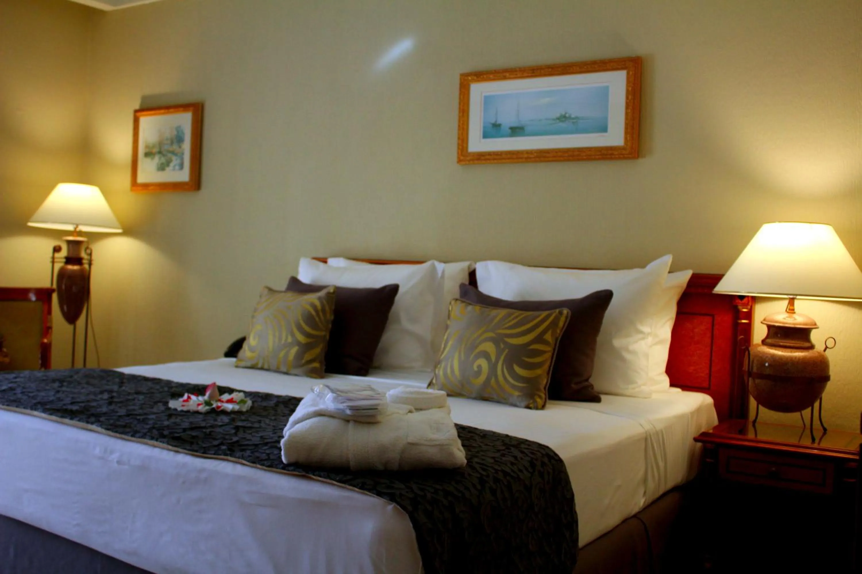 Bed in Golden Carthage Hotel Tunis