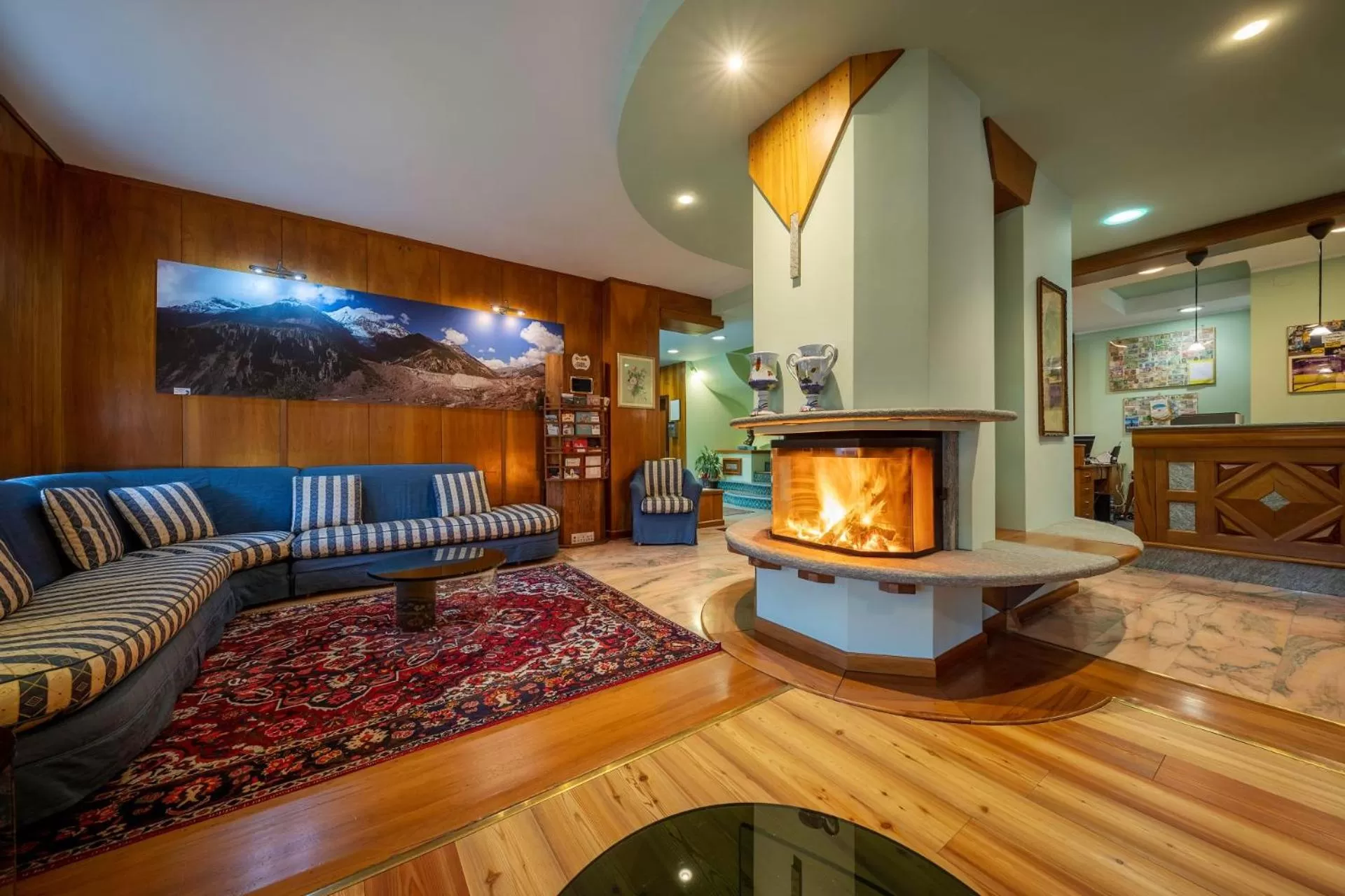 Lobby or reception in Hotel Elena