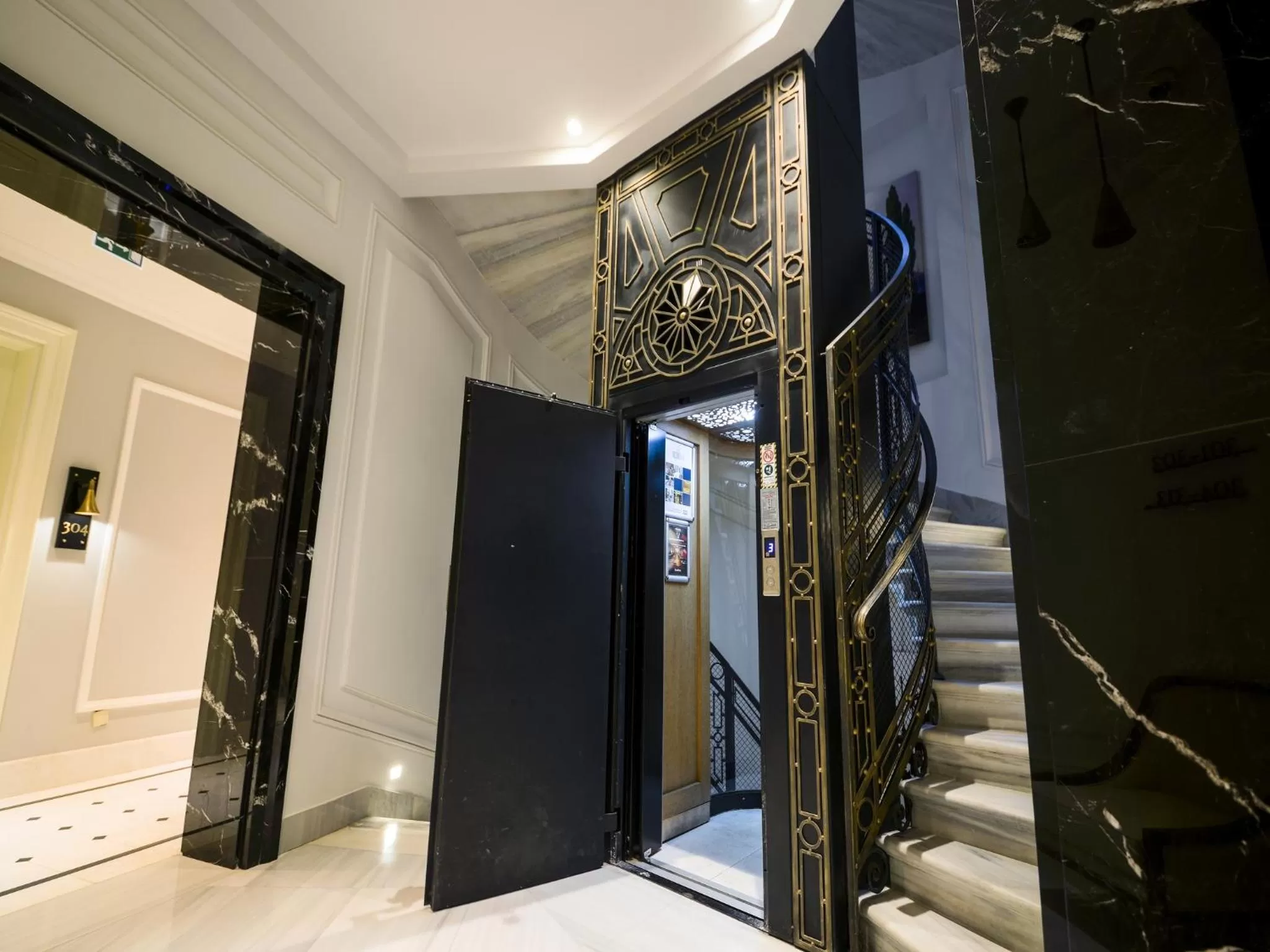 Decorative detail in AKKA Lush Hotel Taksim