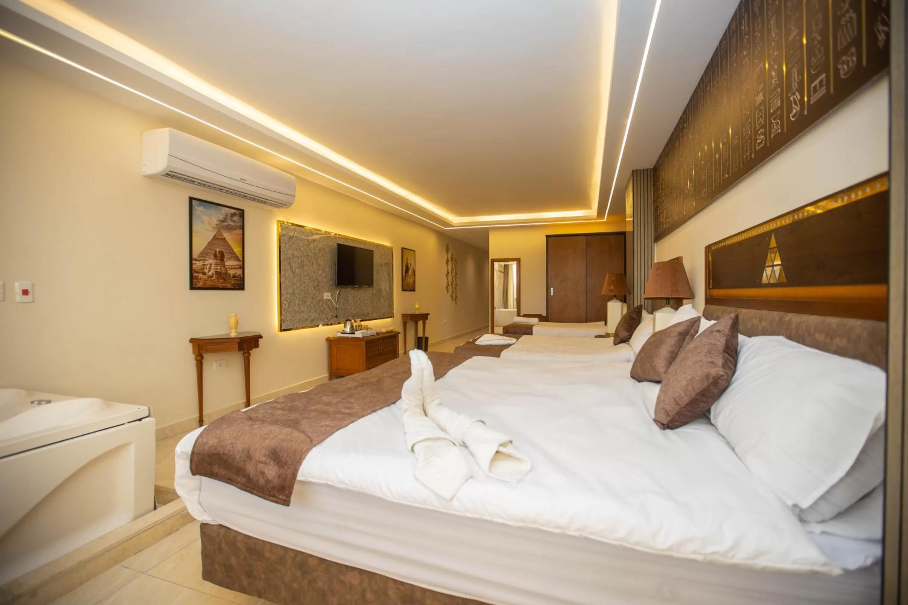 Bed in The Muse Pyramids