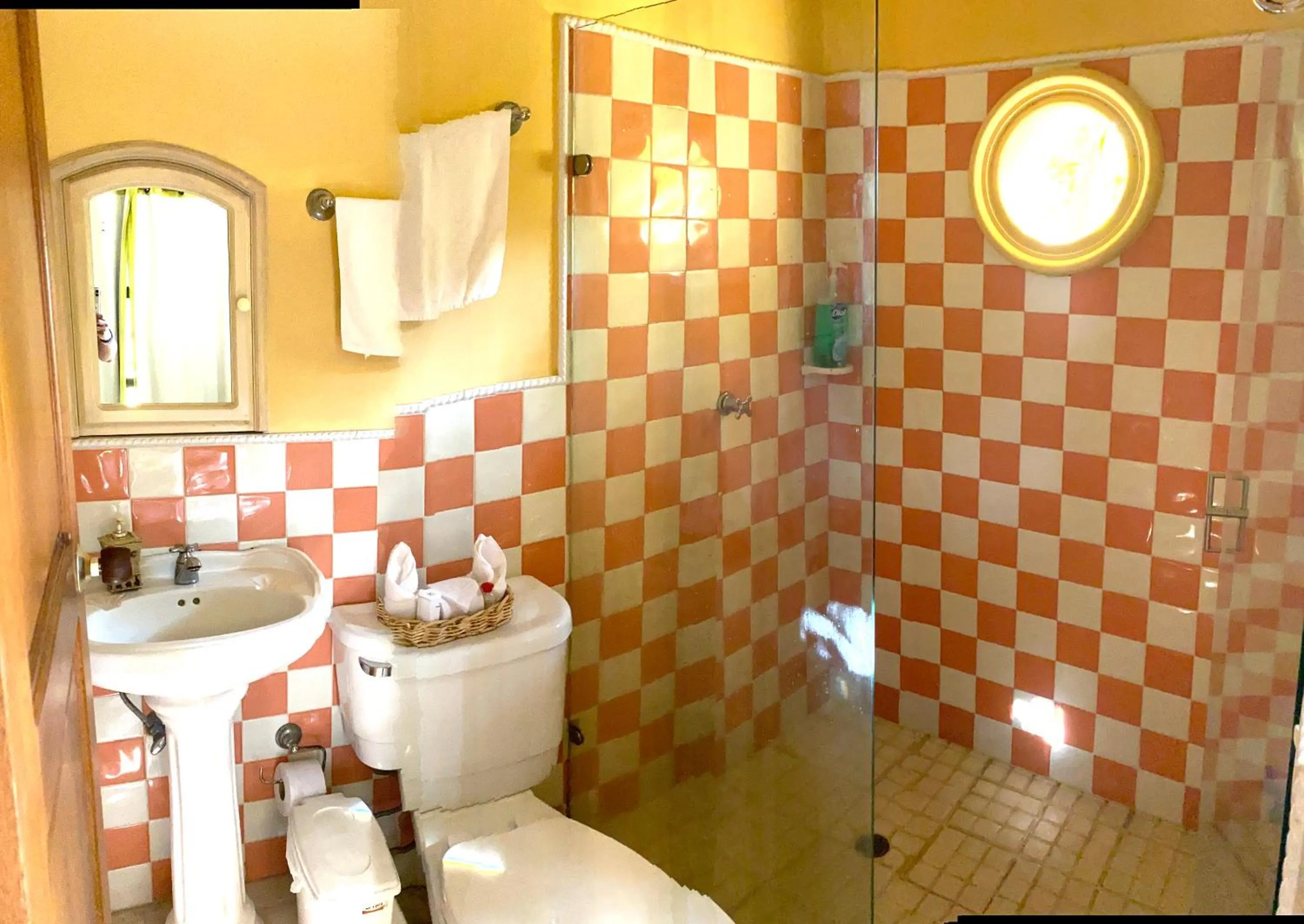 Shower in Hotel Boutique Castillo Ines Maria