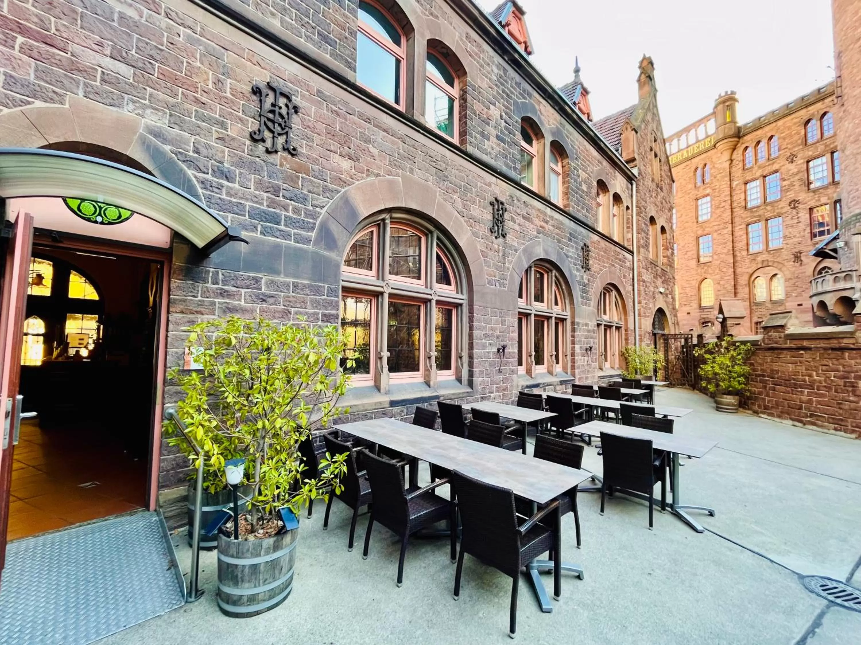 Patio in Hotel Hoepfner Burghof