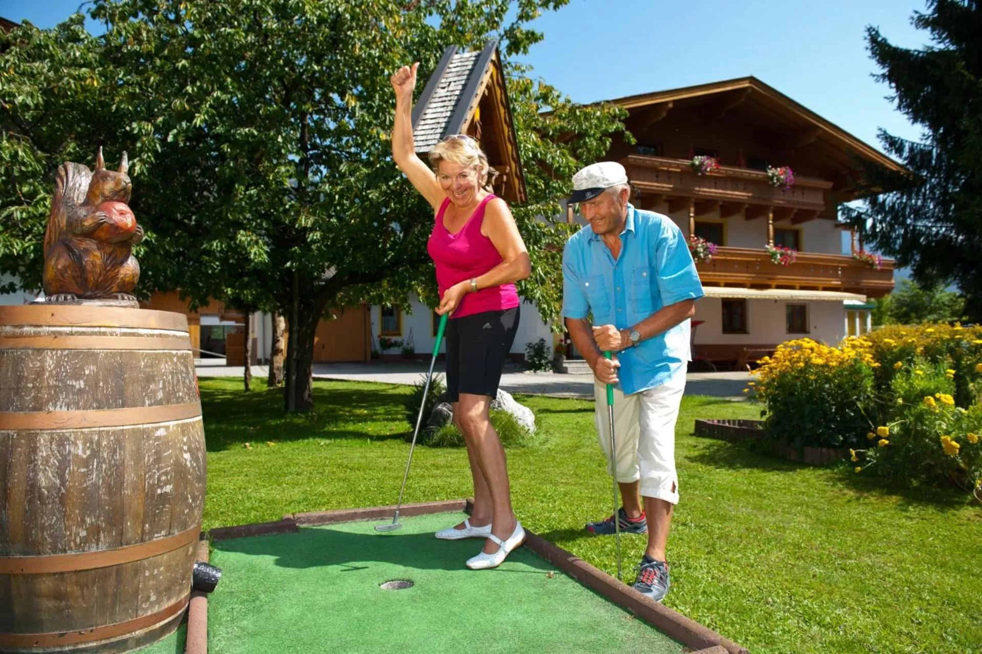 Minigolf in Hotel Quehenberger