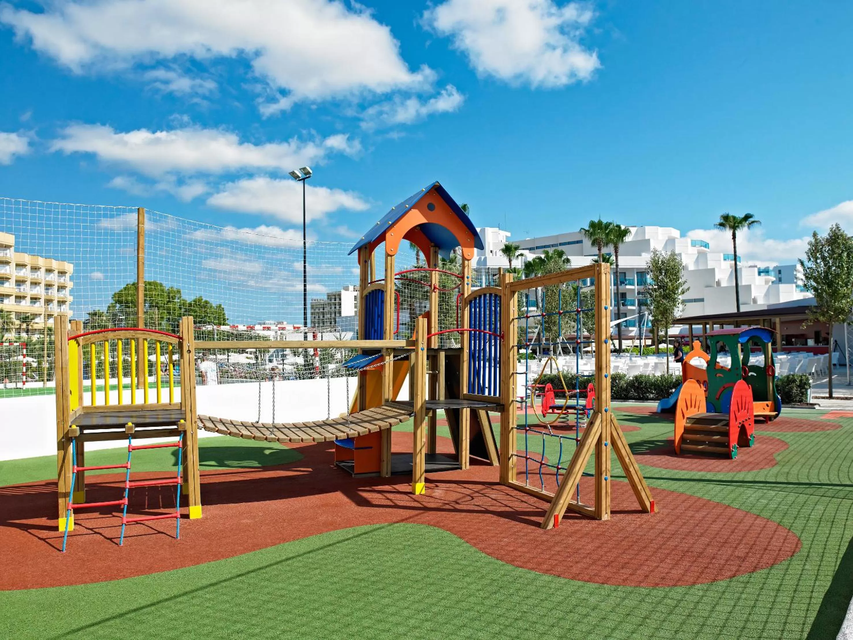 Children play ground in Hipotels Cala Millor Park
