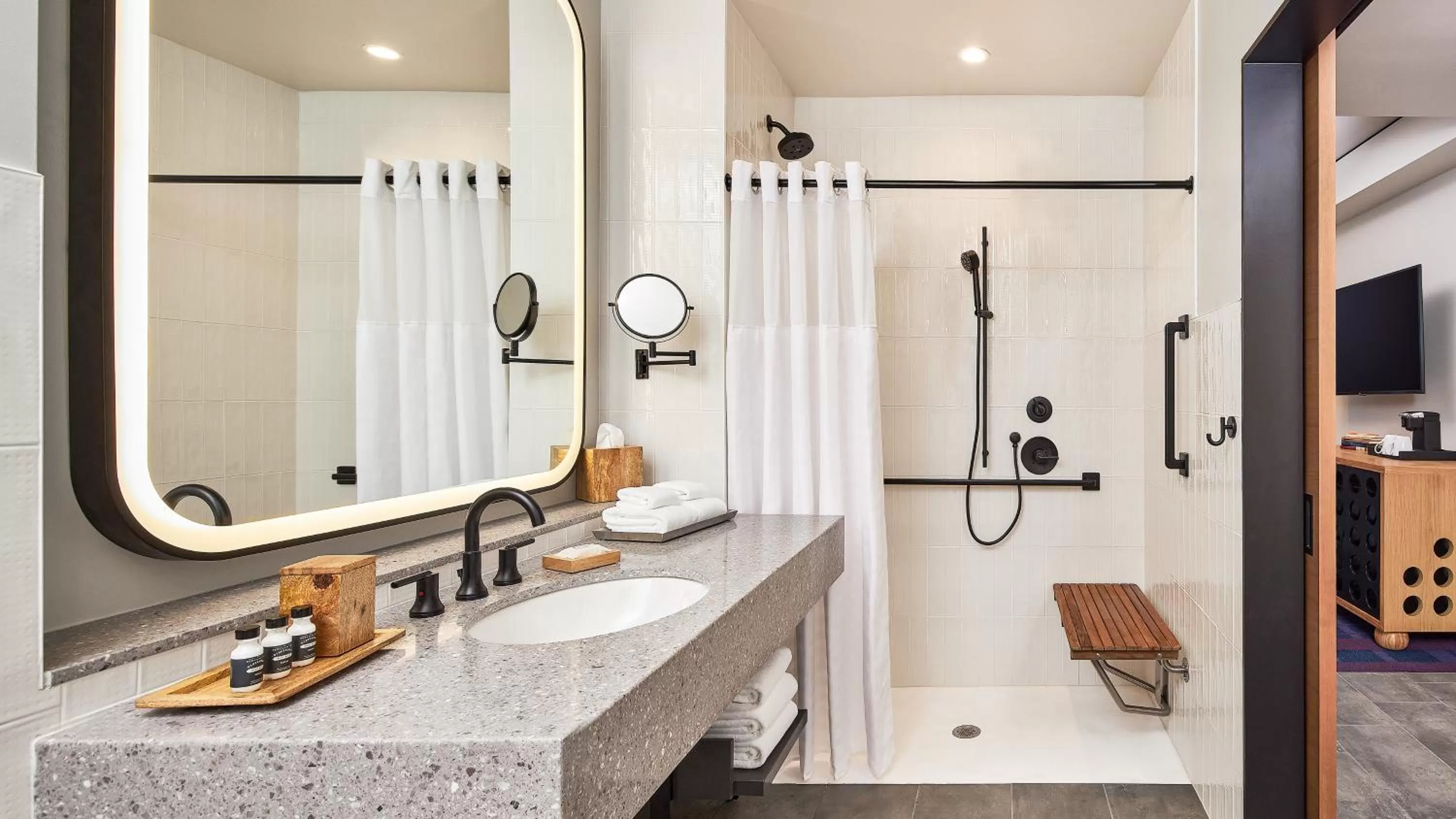 Bathroom in The Rally Hotel at McGregor Square
