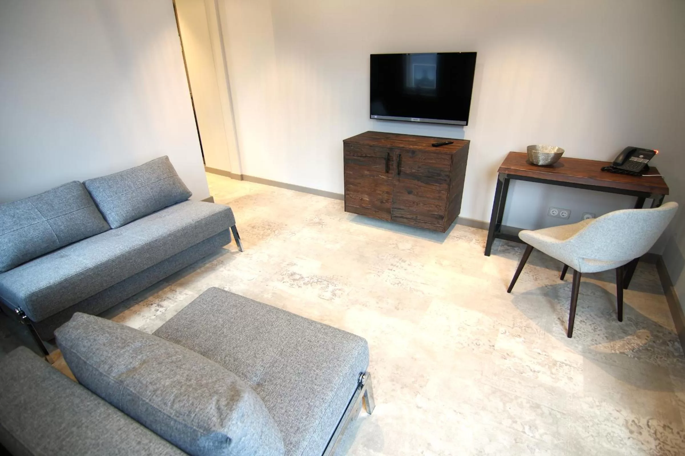 Living room in StrandBerg's Designhotel Viktoria