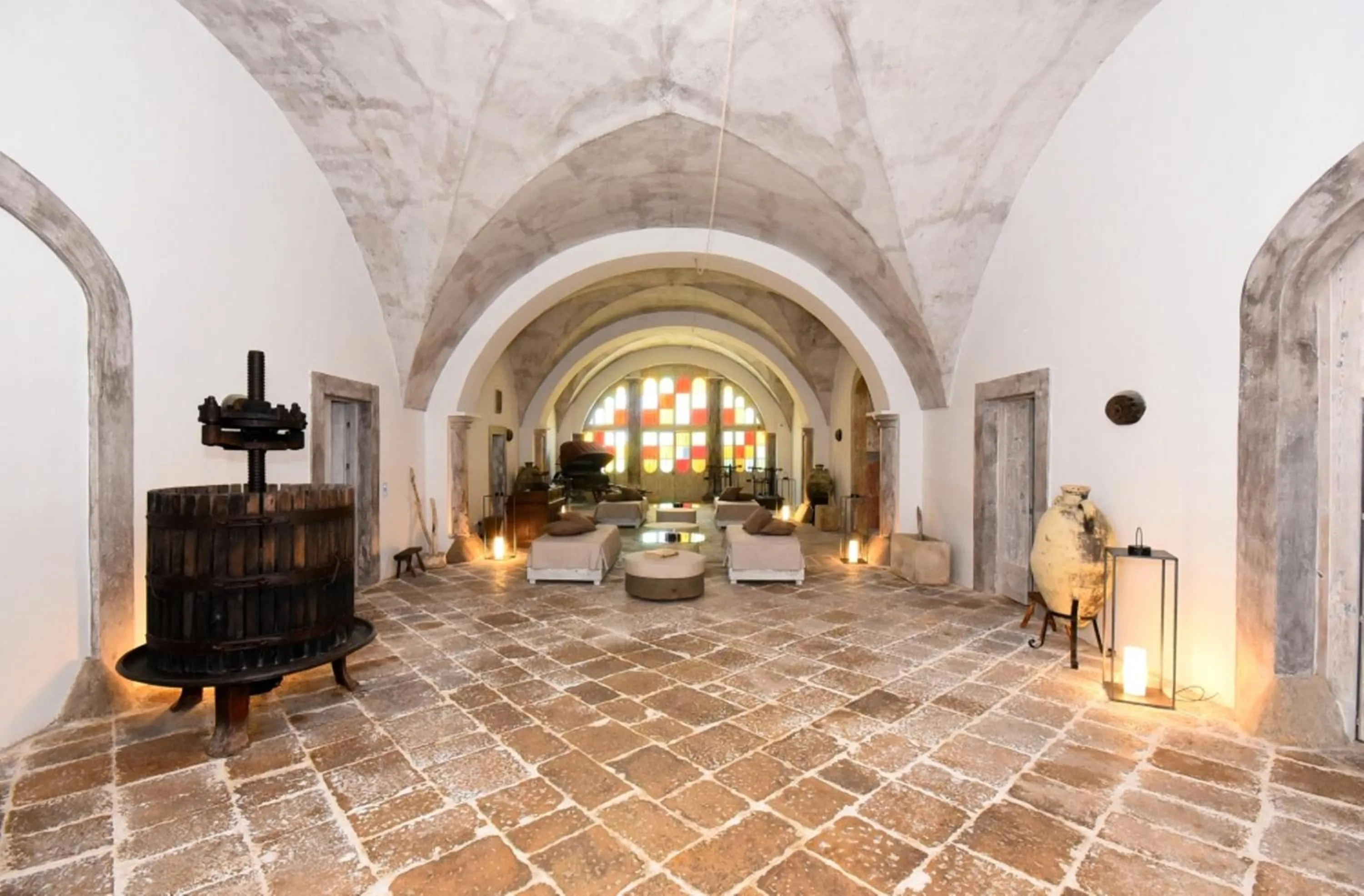 Communal lounge/ TV room in Palazzo Castriota