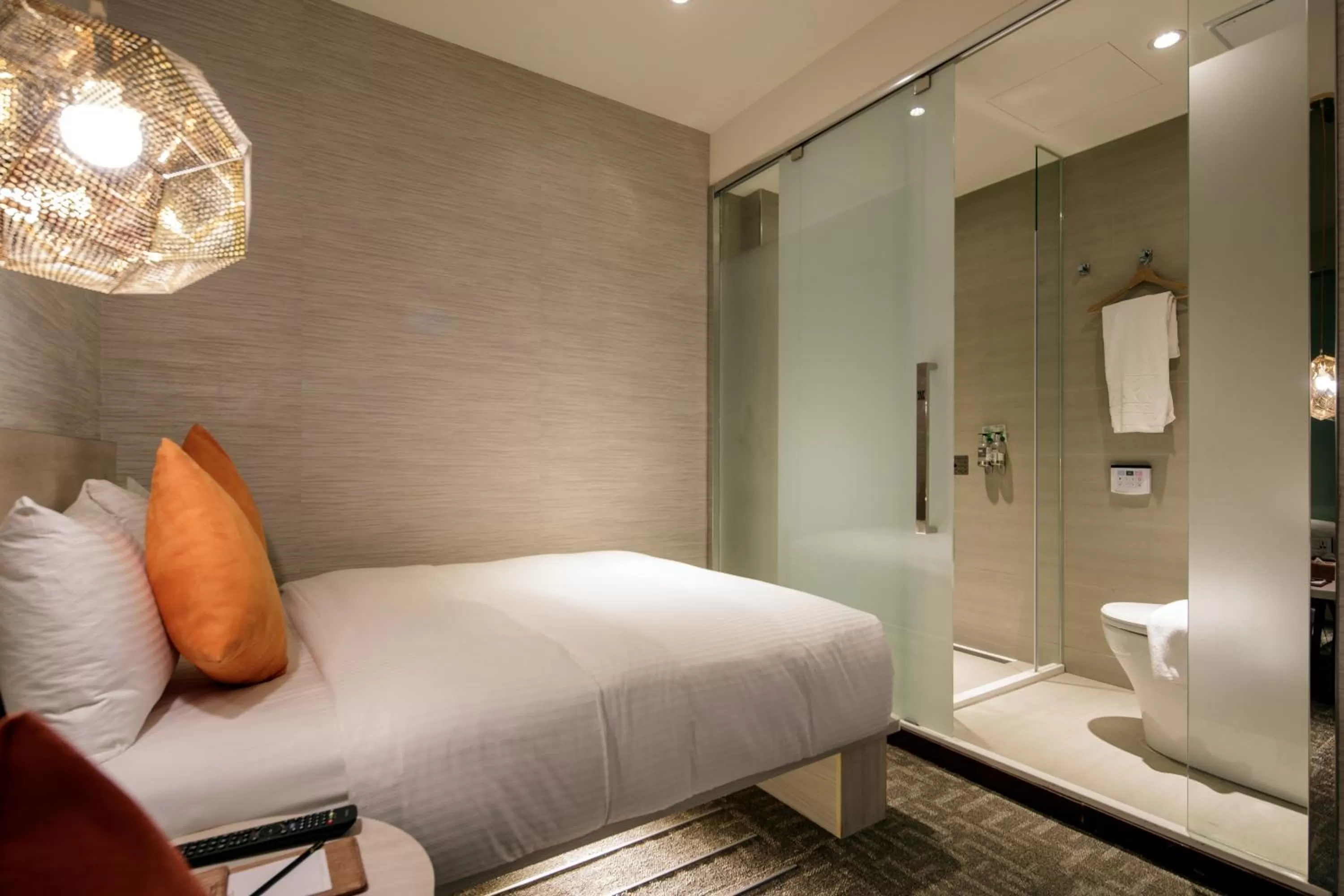 Photo of the whole room, Bed in Via Hotel Taipei Station