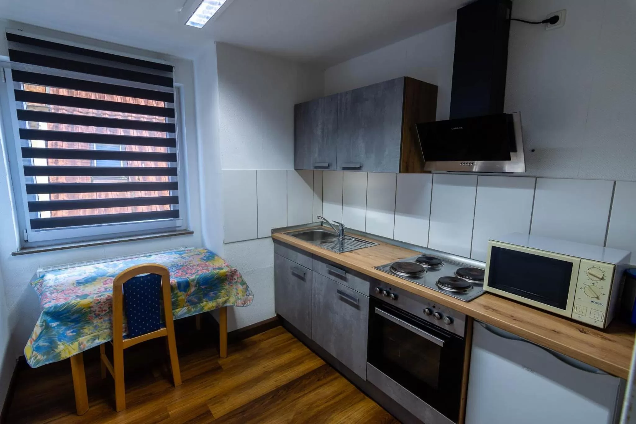 Kitchen or kitchenette in Gästehaus Jagsttal