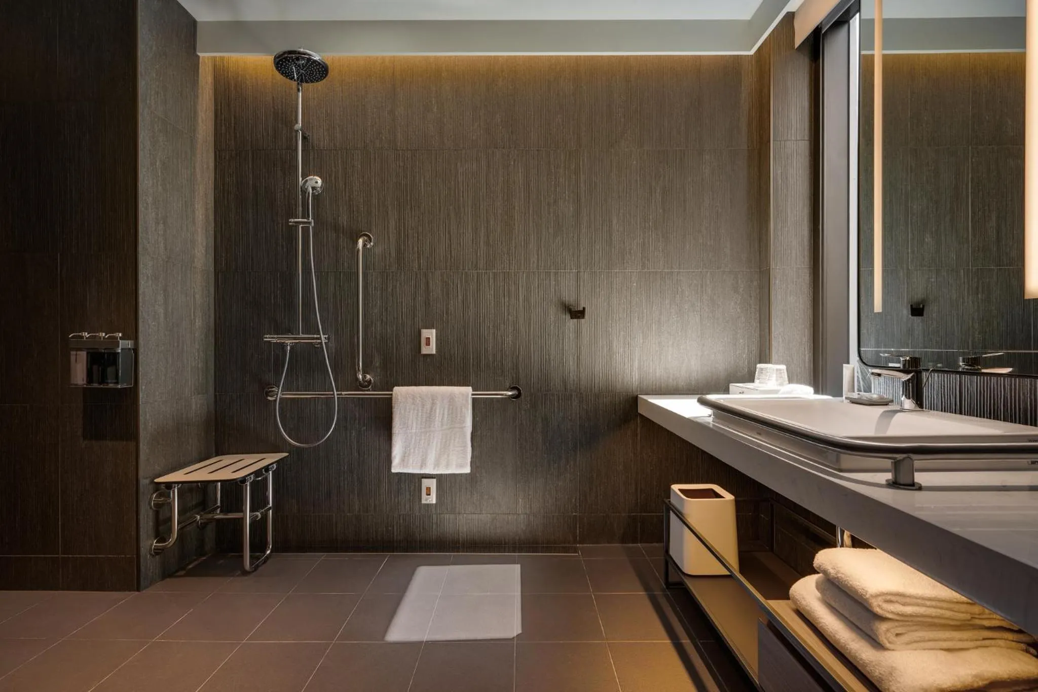 Bathroom in Hotel Resonance Taipei, Tapestry Collection by Hilton