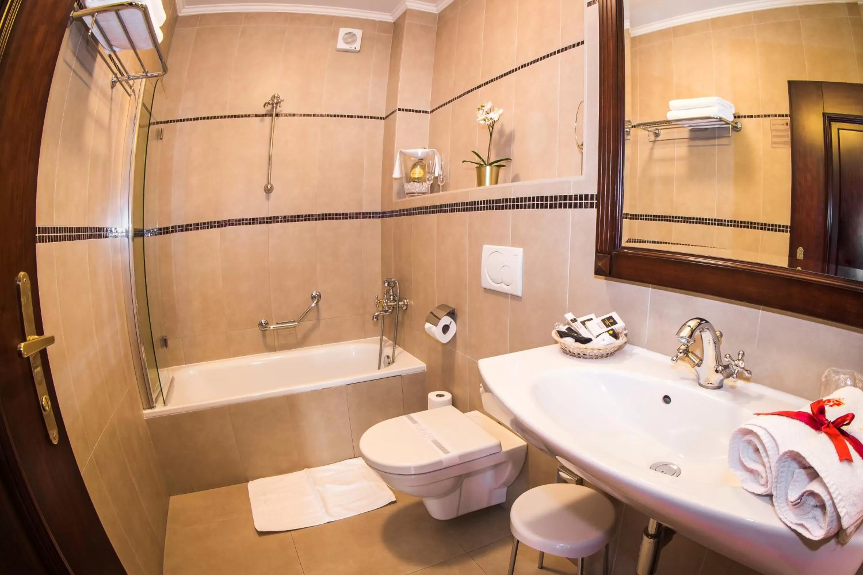 Bathroom in Hotel U Krále