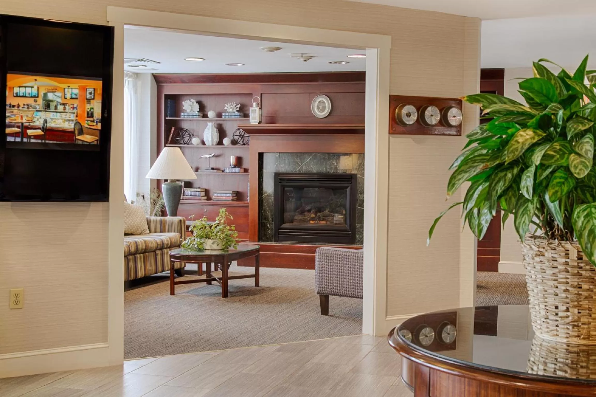 Lobby or reception in Ramada by Wyndham Boston