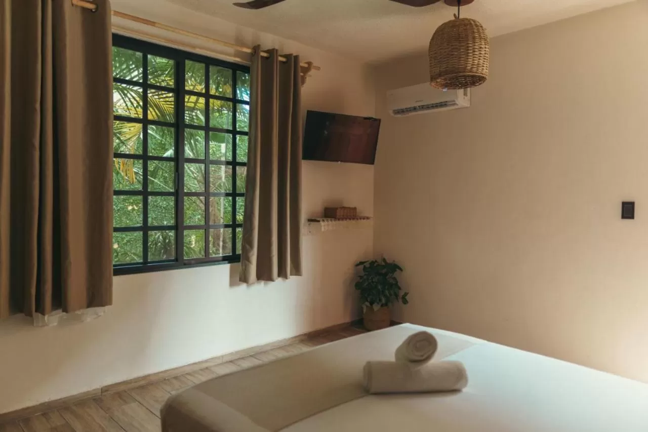 Bed in Hotel Sur Bacalar