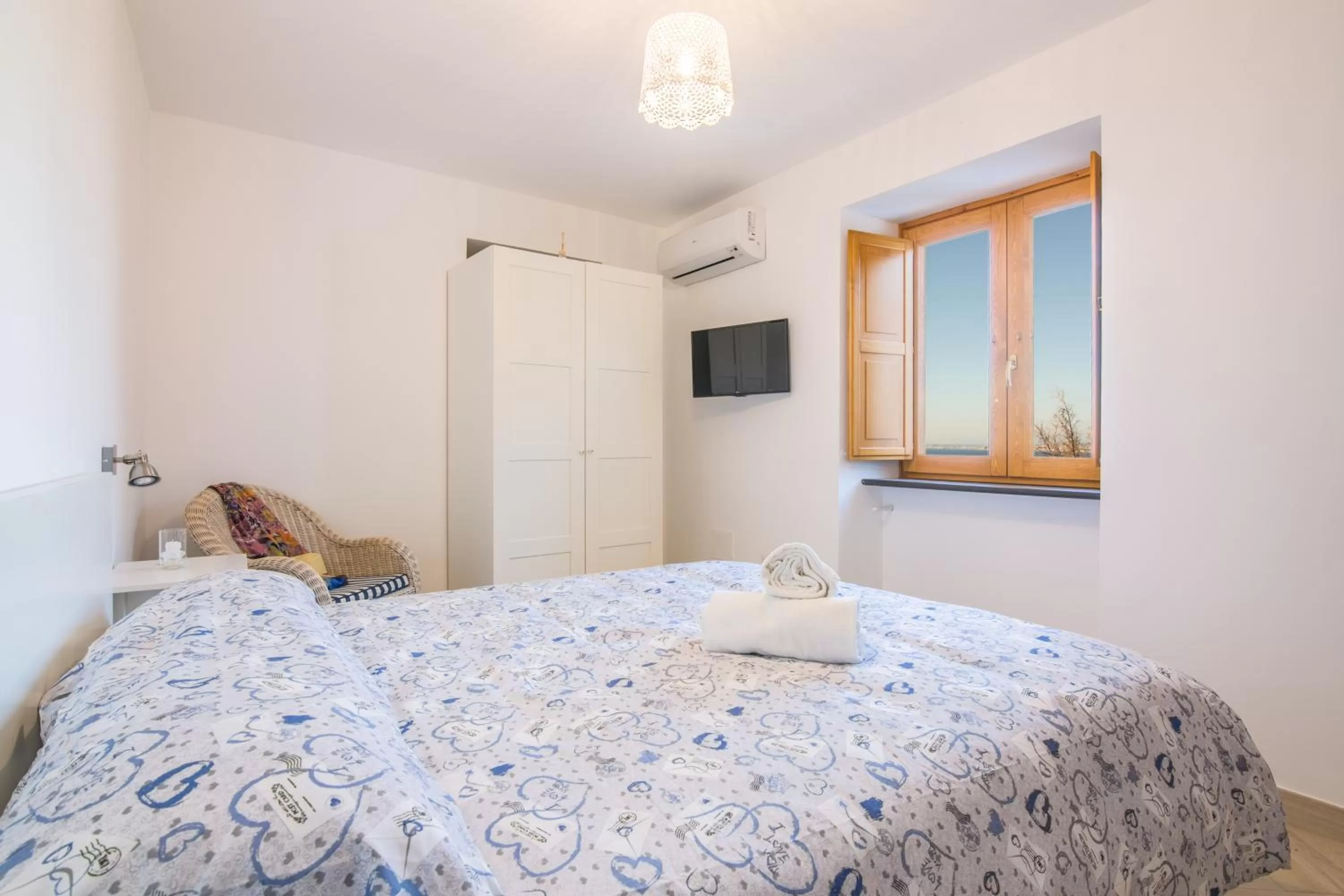 Bed in Villa Mariagiovanna