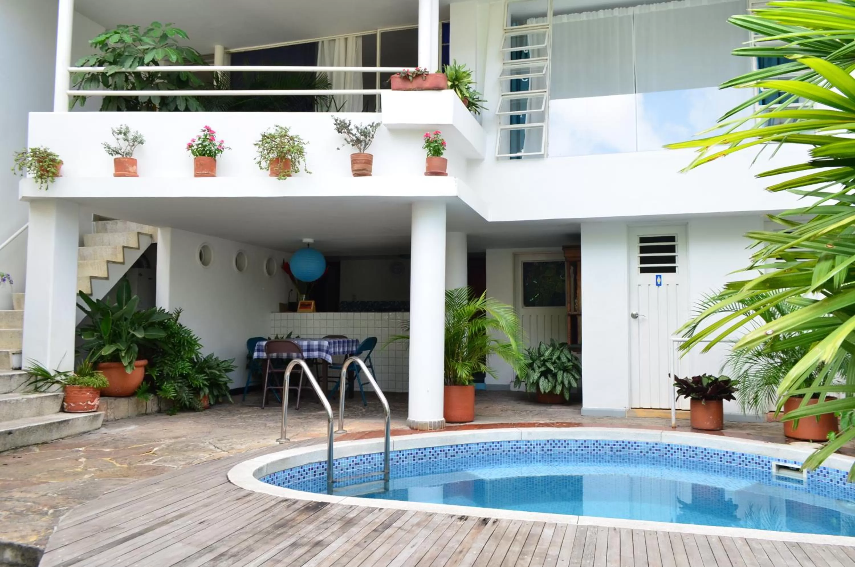 Patio in Casa Hotel Jardin Azul