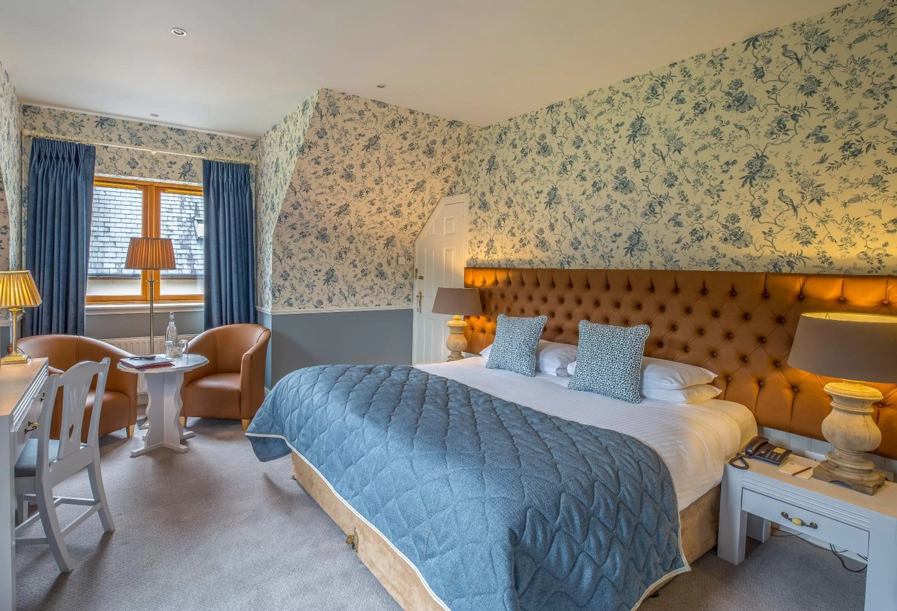 Bed in Cabra Castle Hotel