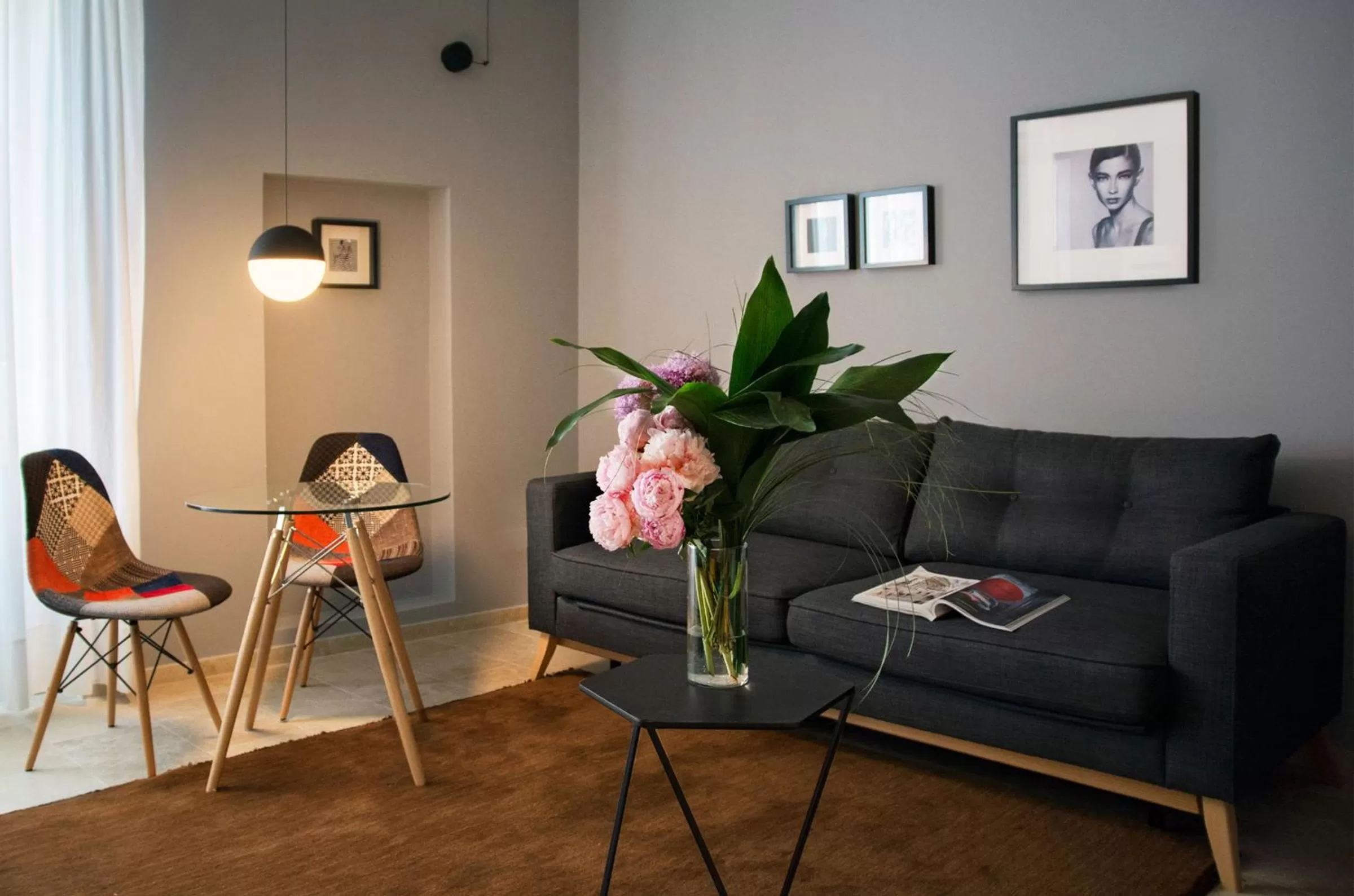 Living room in CinqueSuites Ortigia