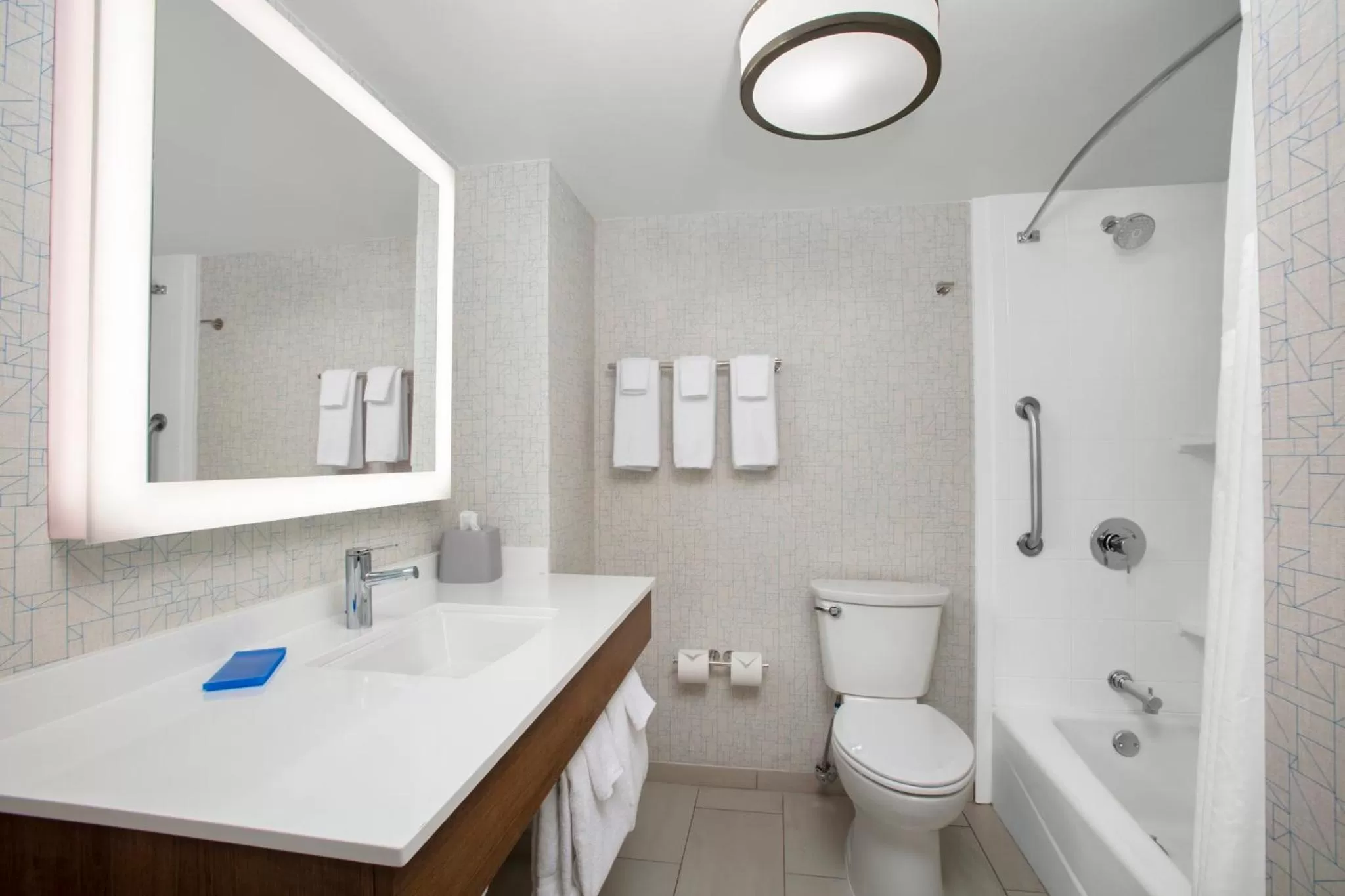 Bathroom in Holiday Inn Express Charleston-Civic Center by IHG