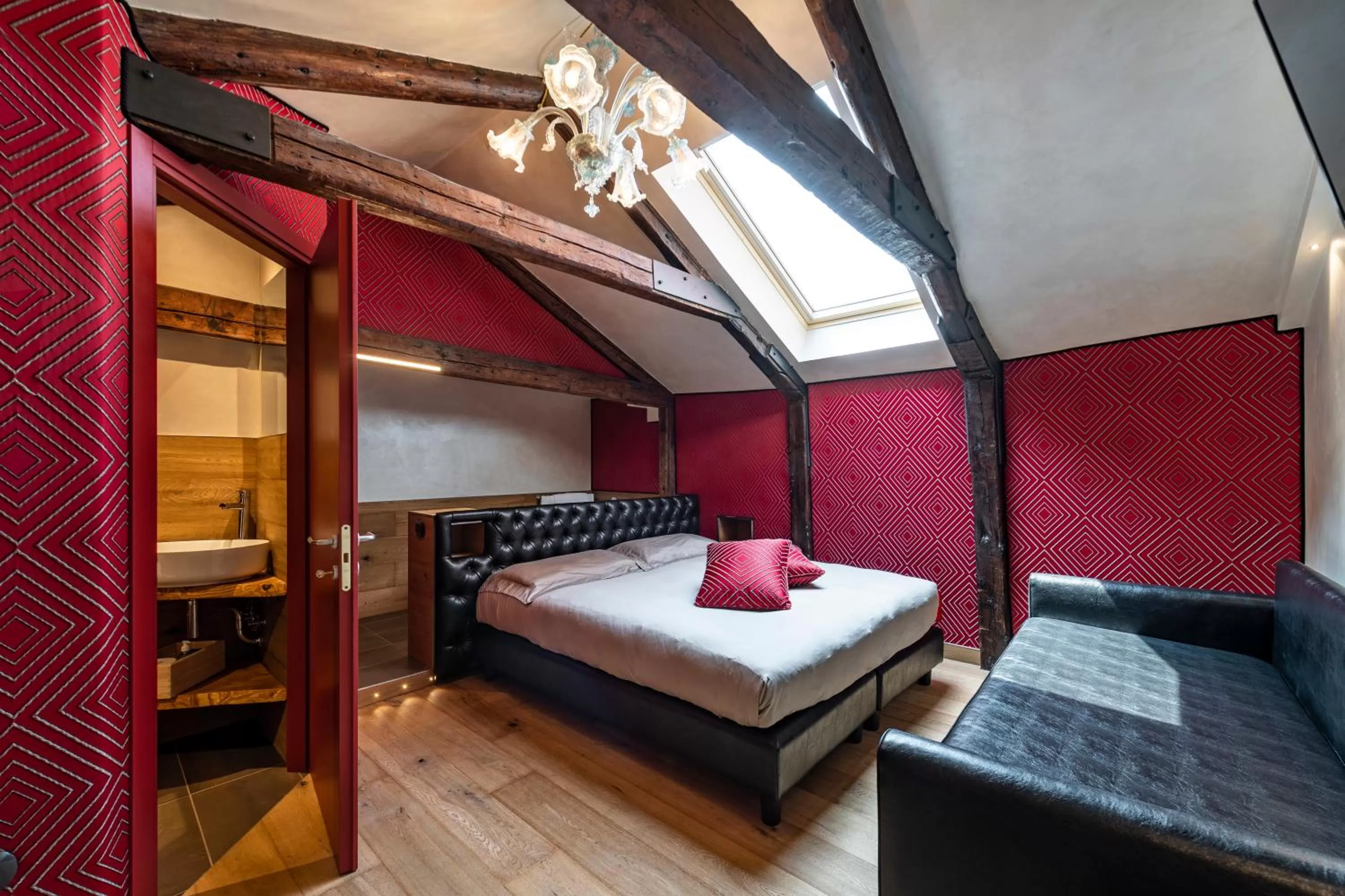 Bed in Hotel Abbazia