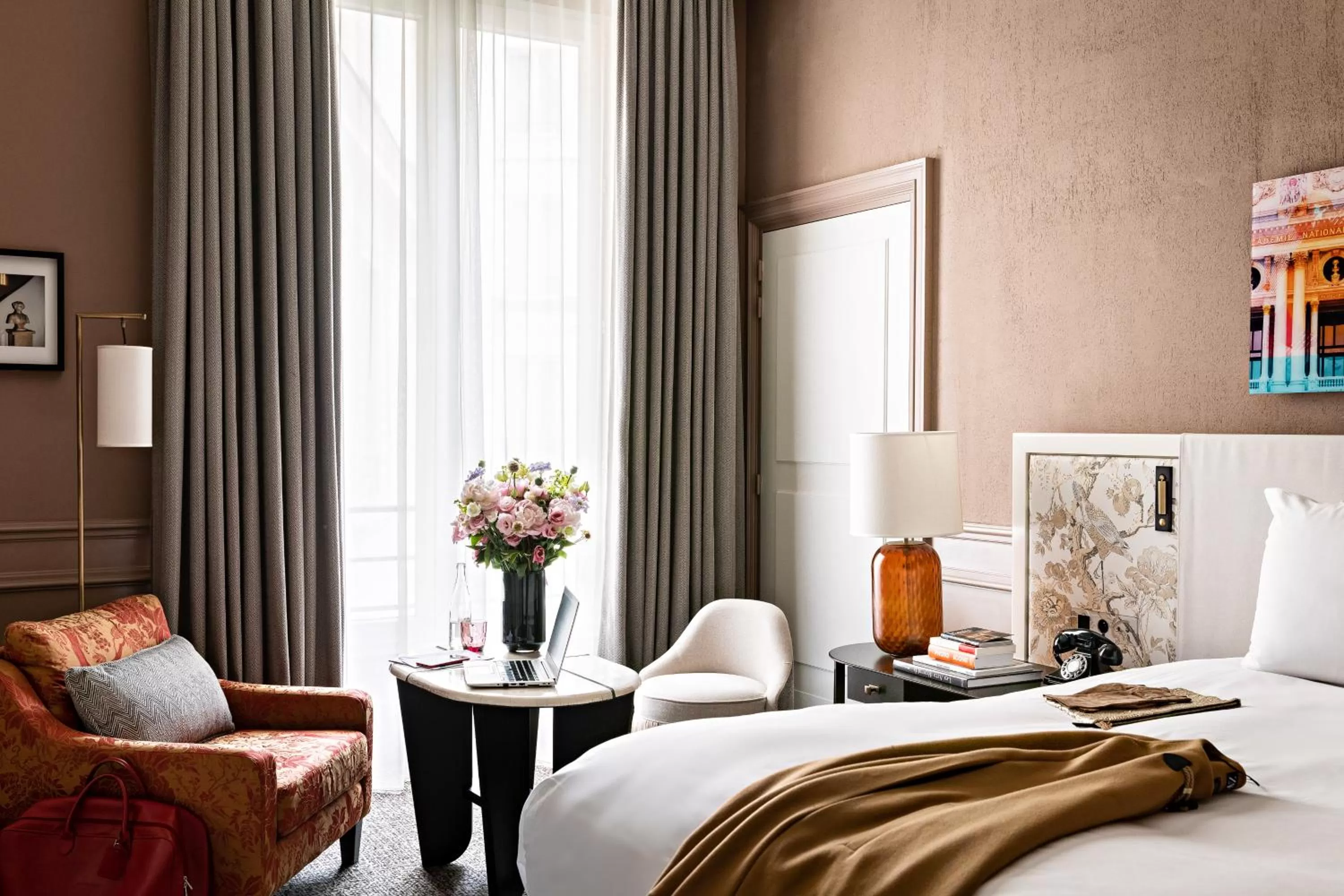 Photo of the whole room, Bed in Sofitel Le Scribe Paris Opera