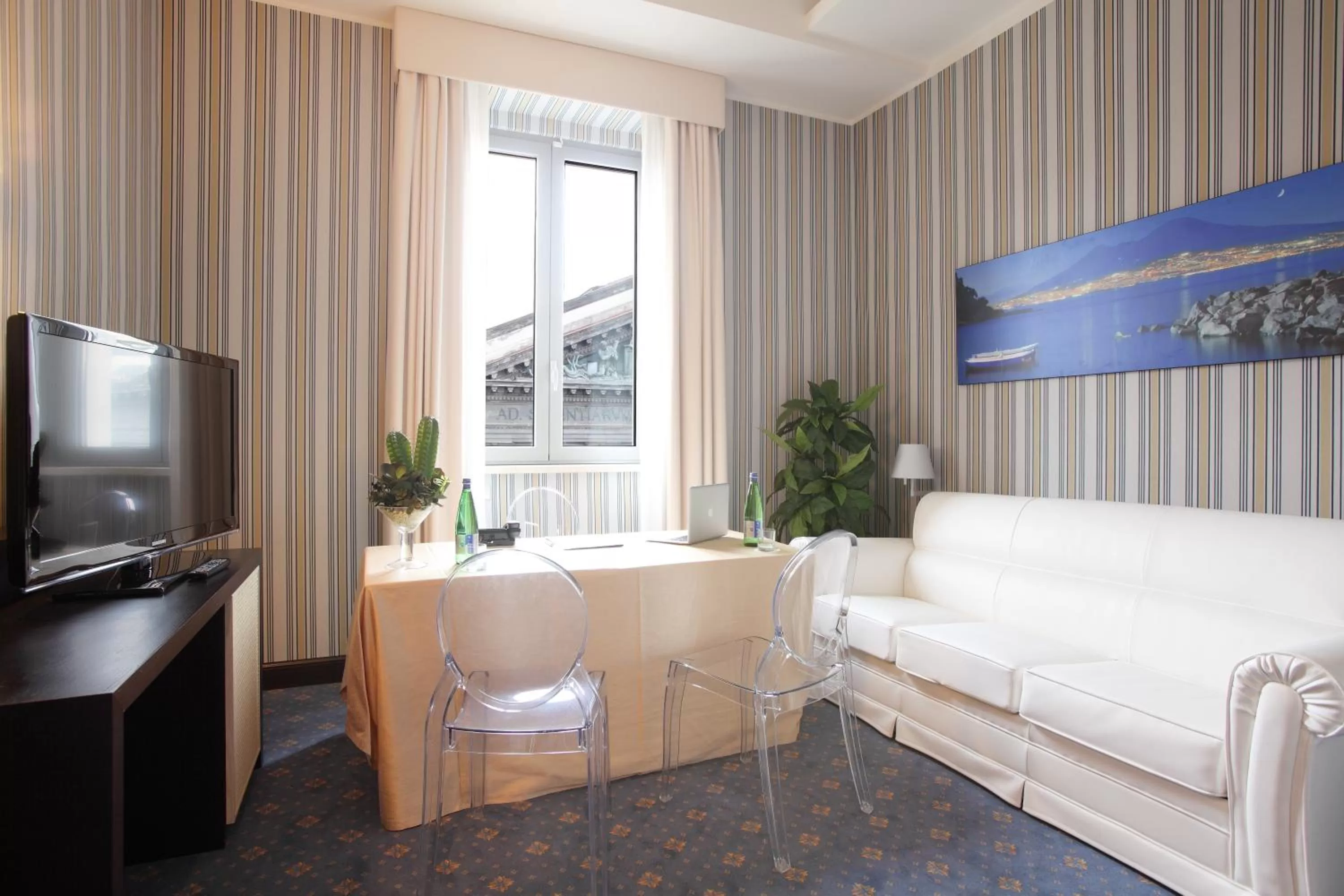 Meeting/conference room, Bed in Hotel Naples