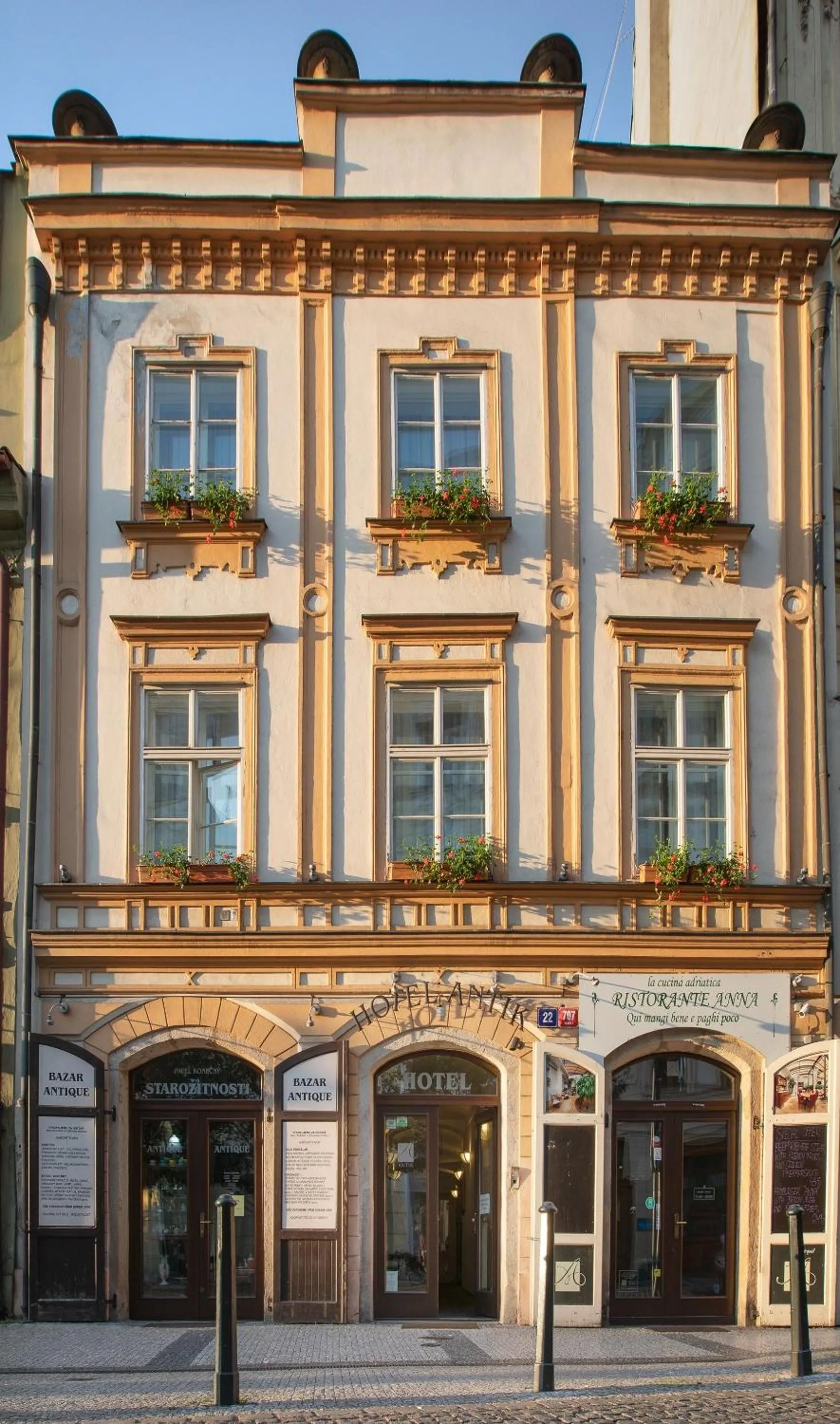 Property building in Antik Hotel Prague