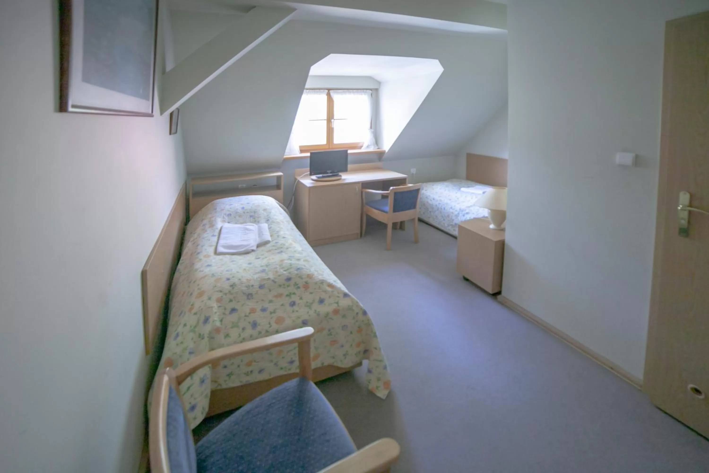 Bed in Pensjonat Myśliwski