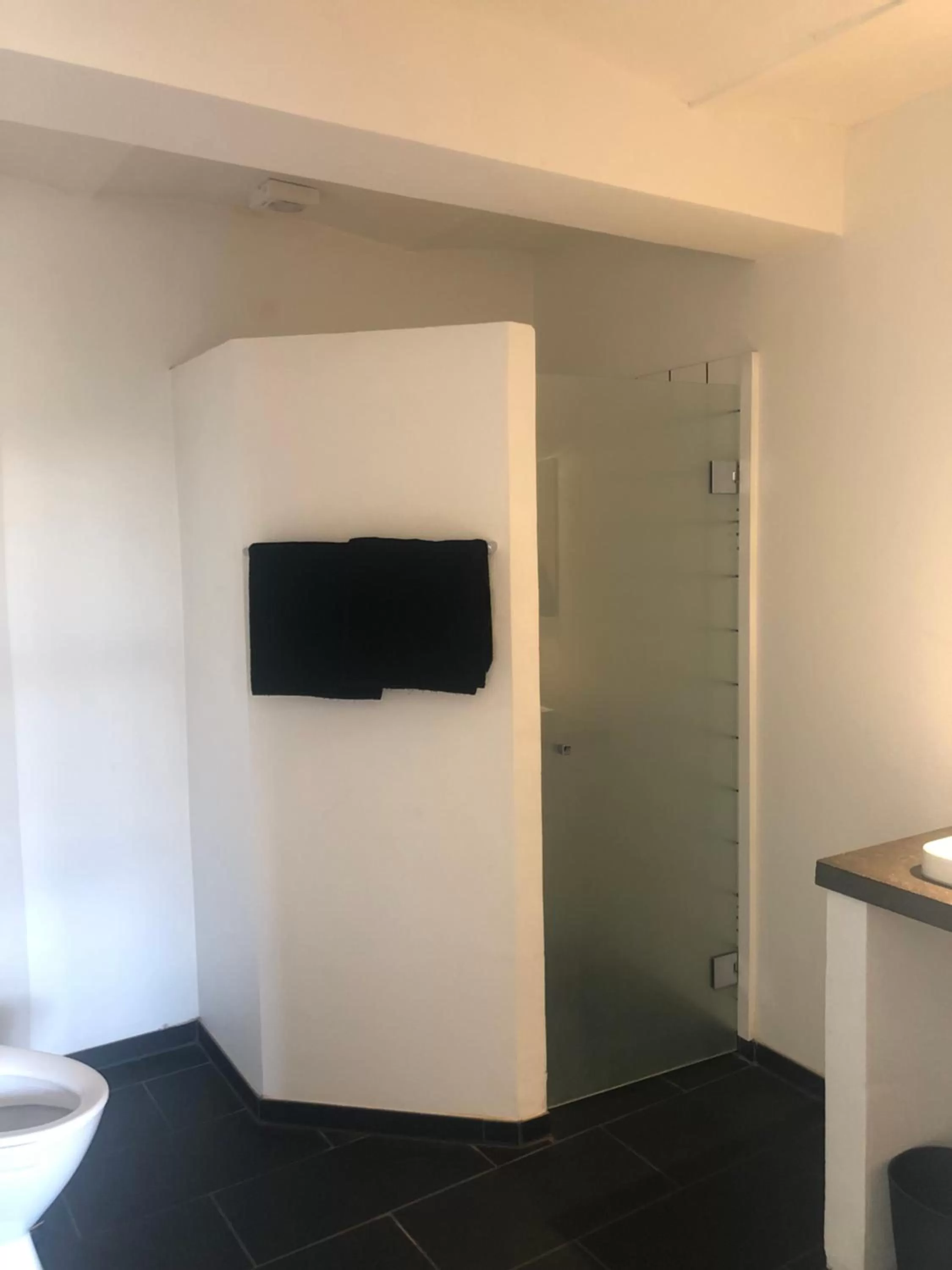 Bathroom in Bjerrumgaard bed and breakfast