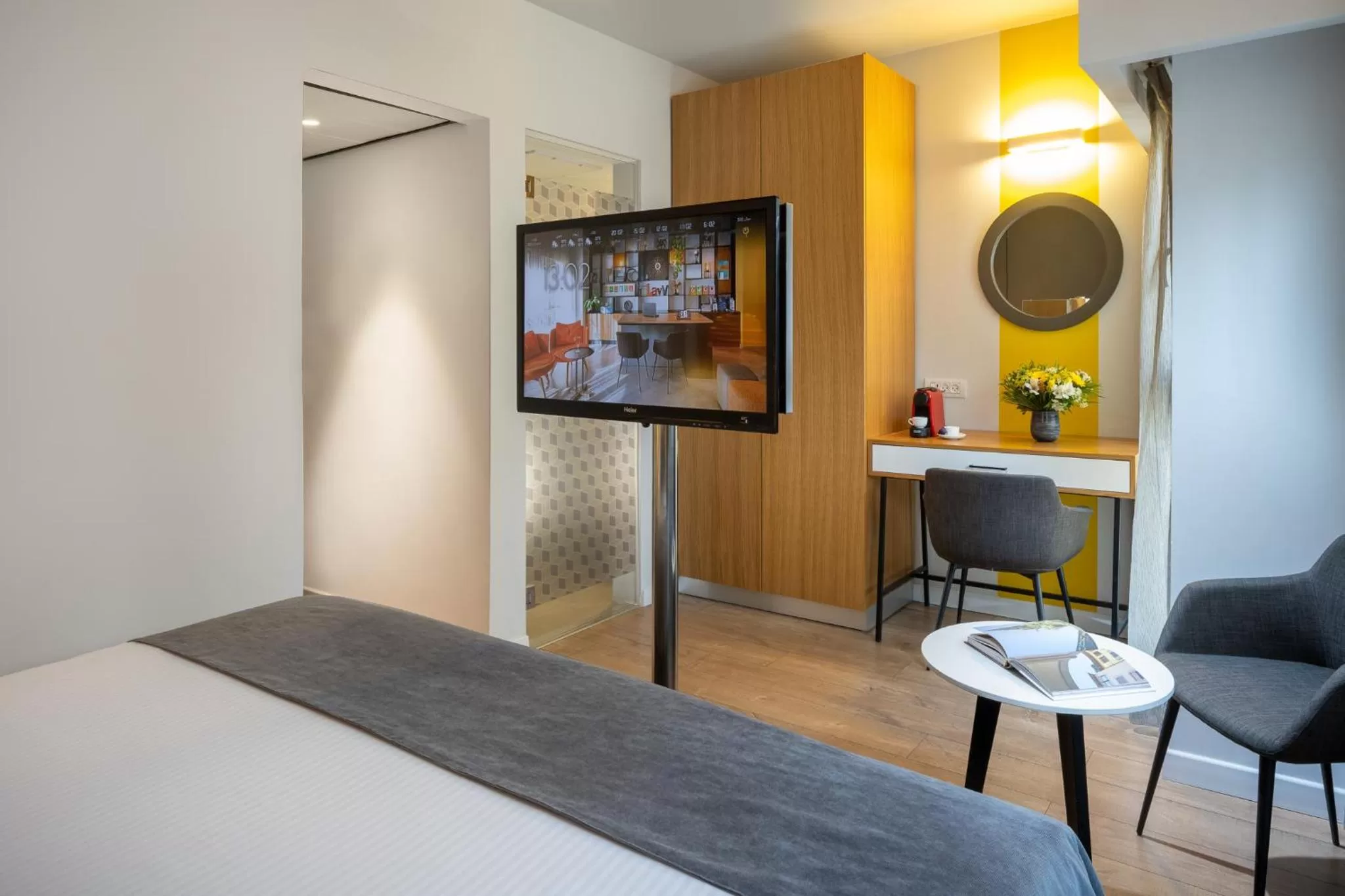 Bed in Prima City Hotel