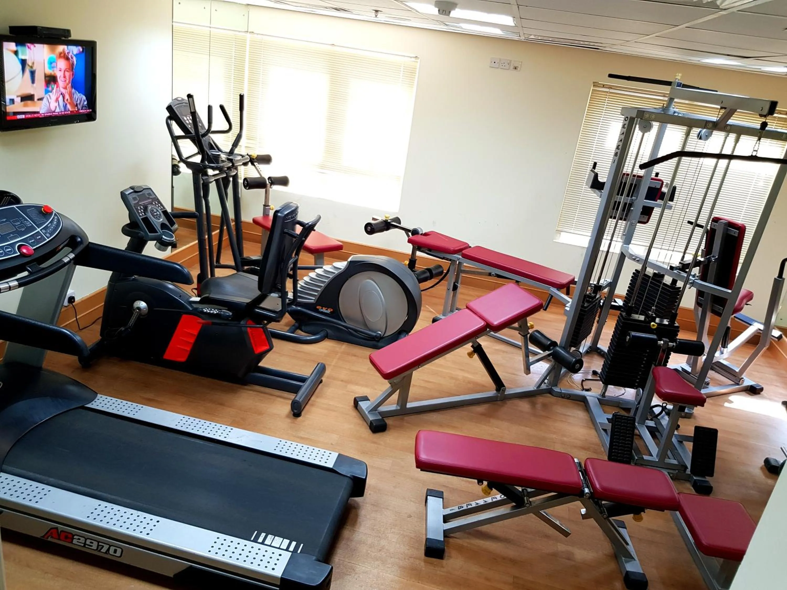 Fitness centre/facilities in Tulip Hotel Apartments