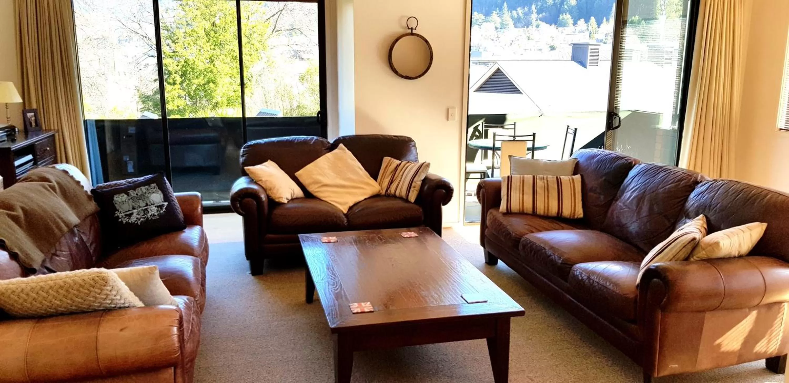 Seating area in St James Apartments