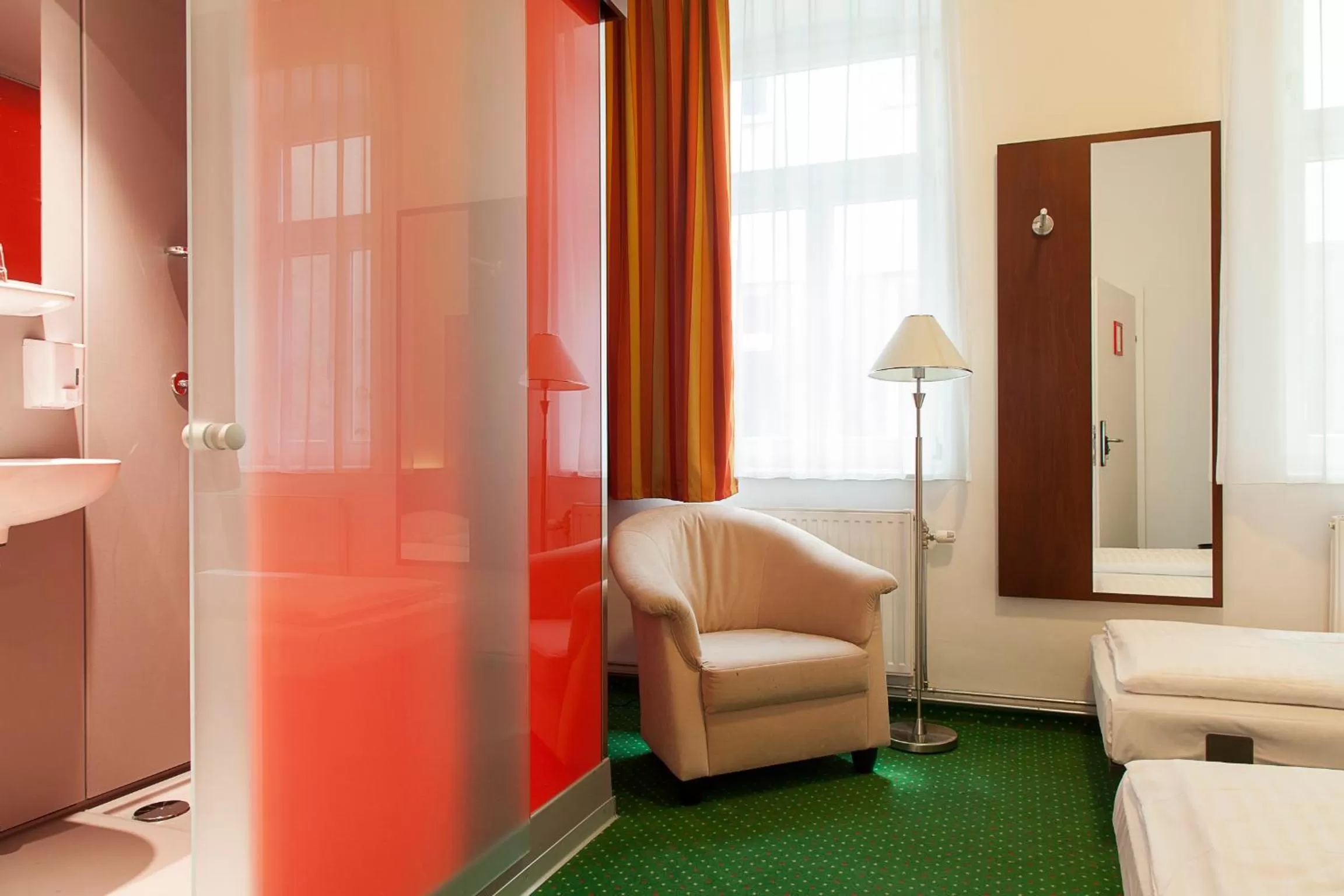 Seating area in Pension Stadthalle