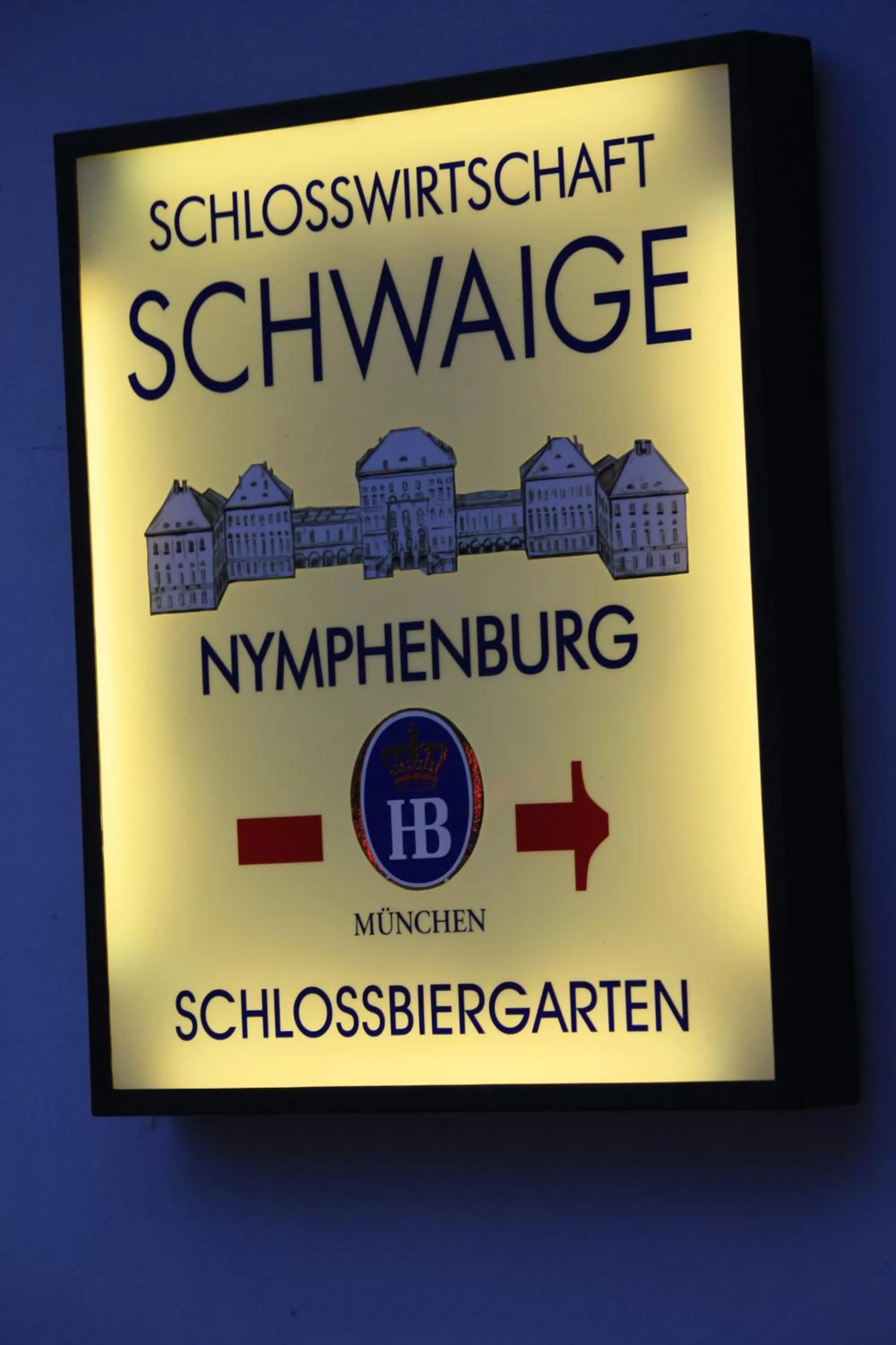 Restaurant/places to eat in Laimer Hof am Schloss Nymphenburg