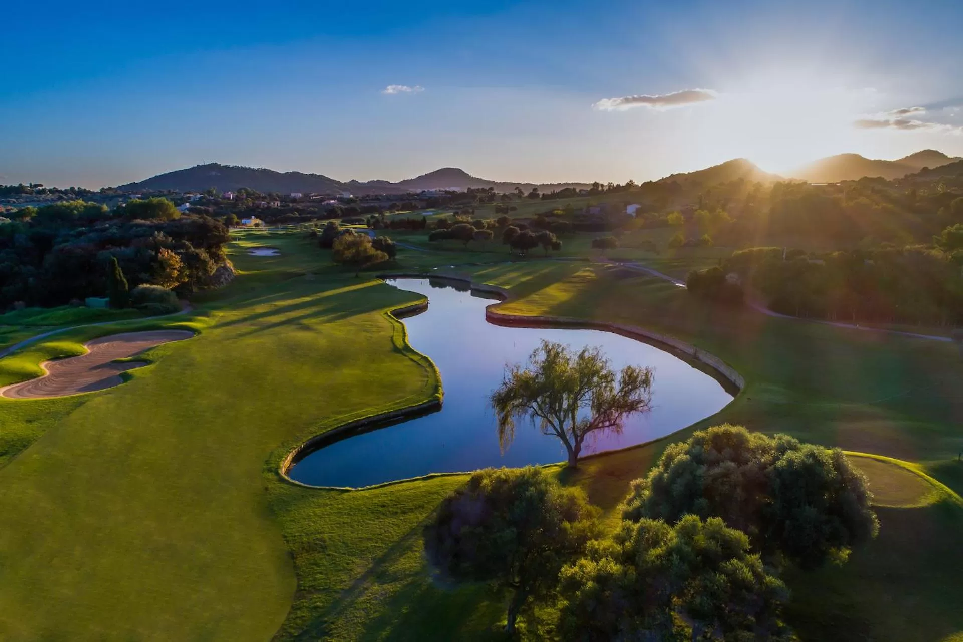 Natural landscape in Pula Golf Resort