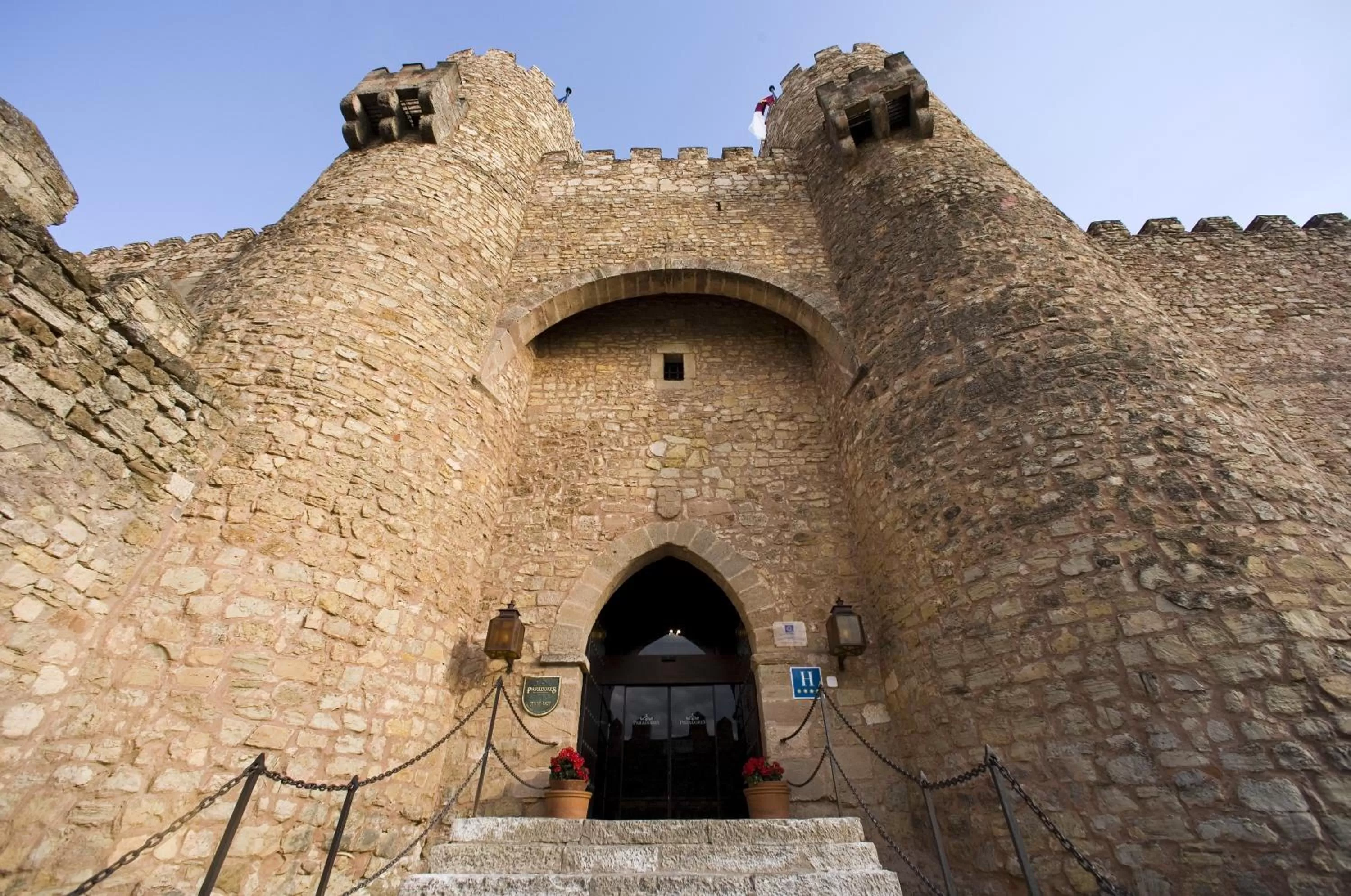 Facade/entrance in Parador de Siguenza