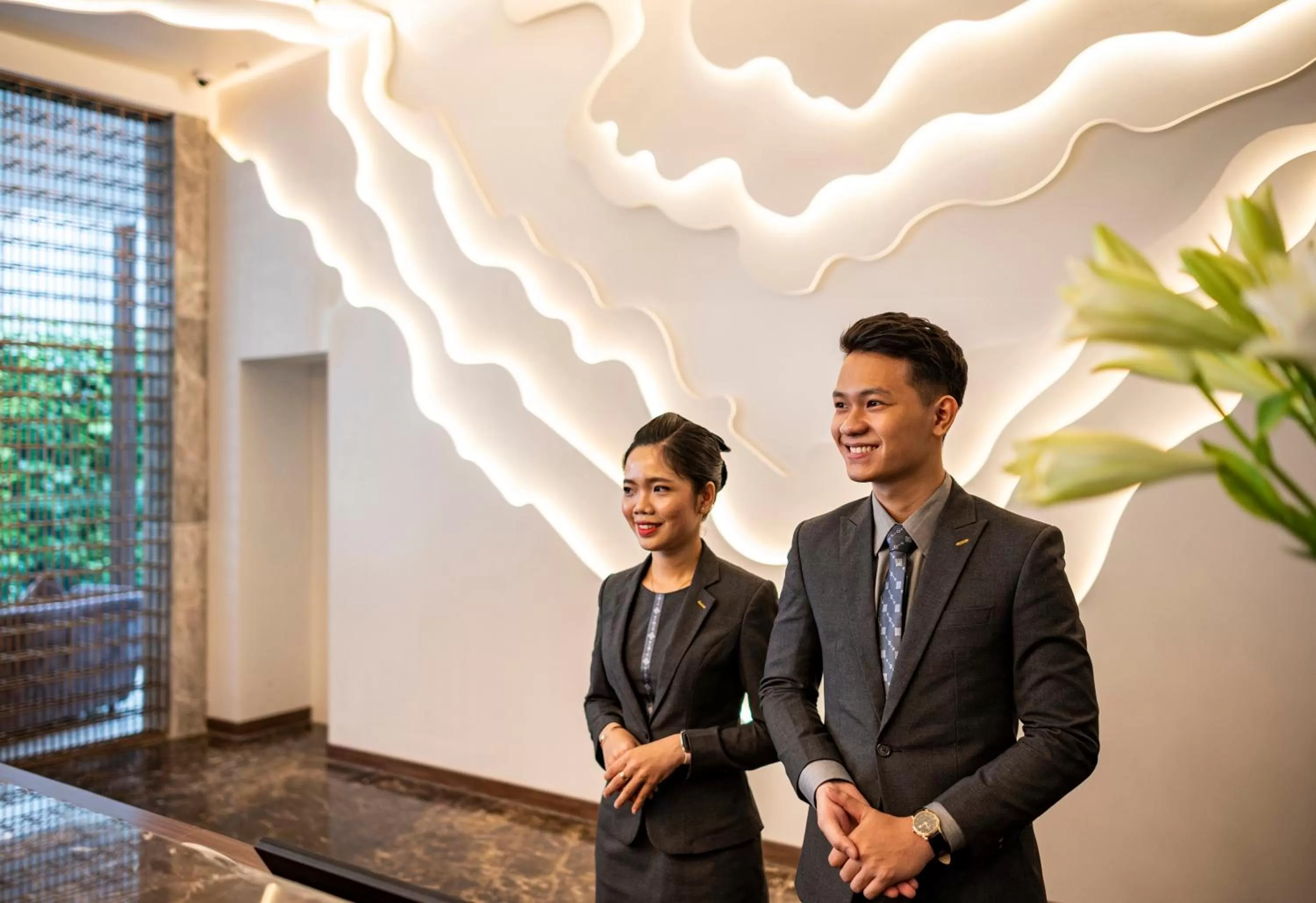 Lobby or reception in Muong Thanh Luxury Saigon Hotel