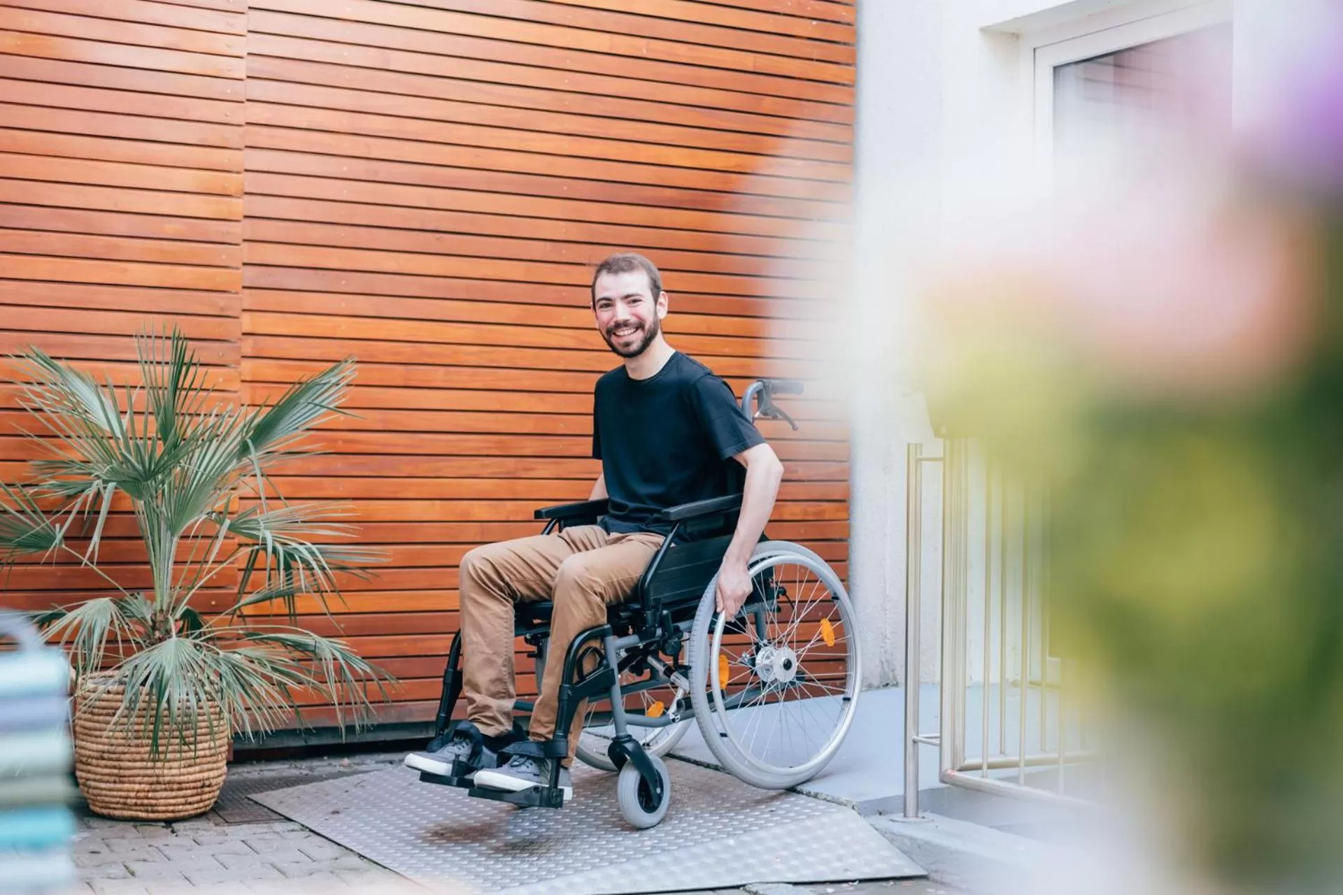 Patio in Hotel Andres