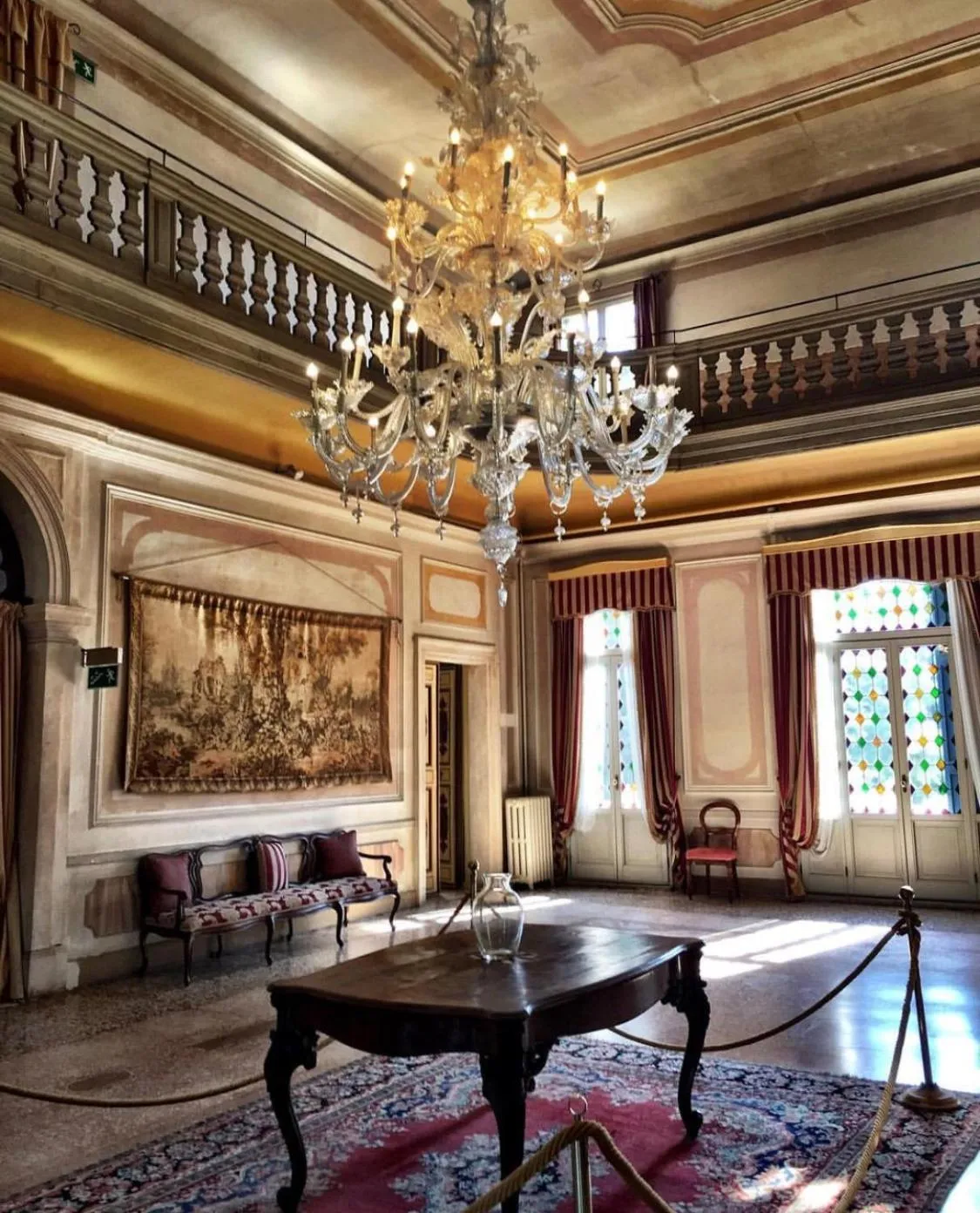 Decorative detail in Hotel Villa Condulmer