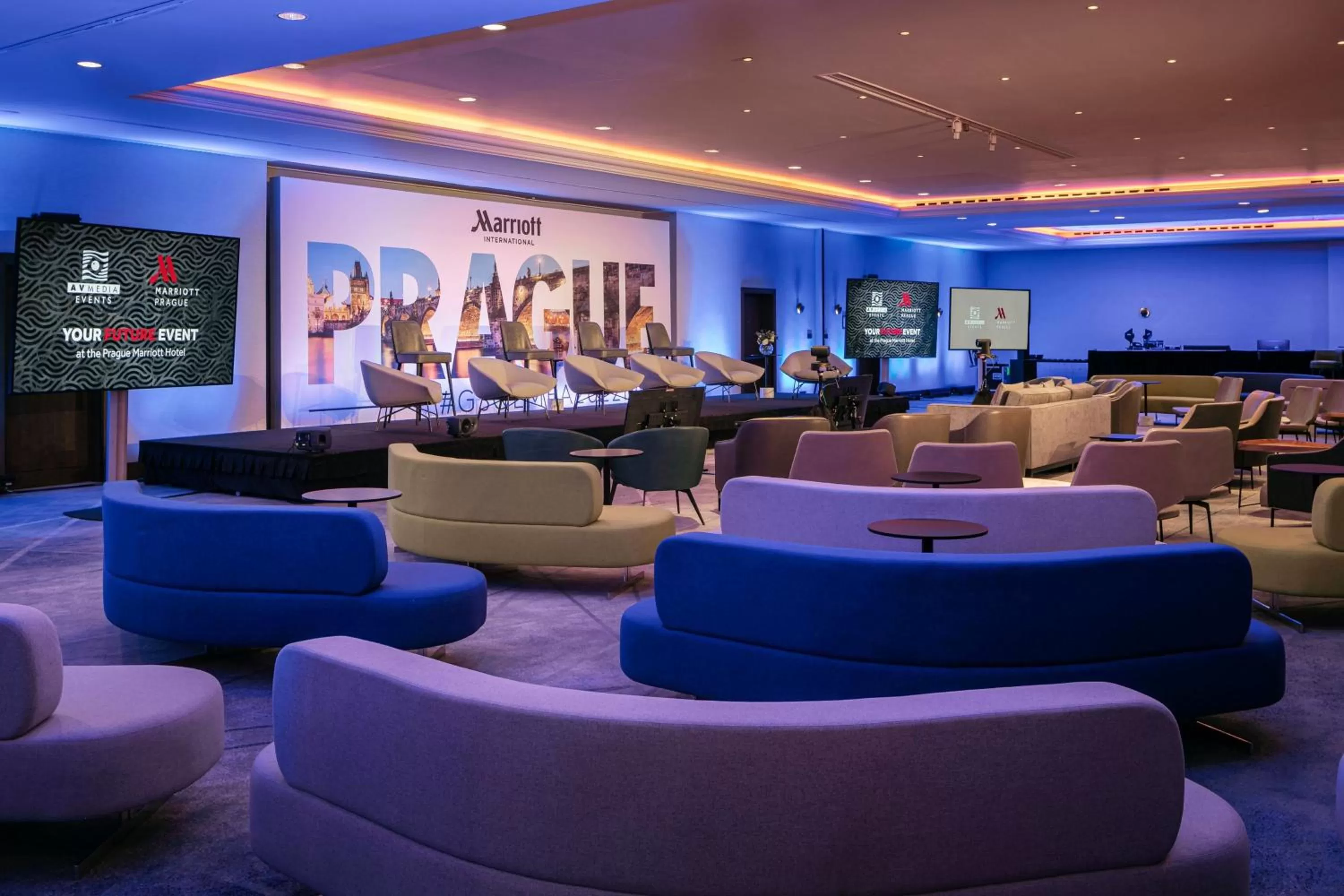 Meeting/conference room in Prague Marriott Hotel