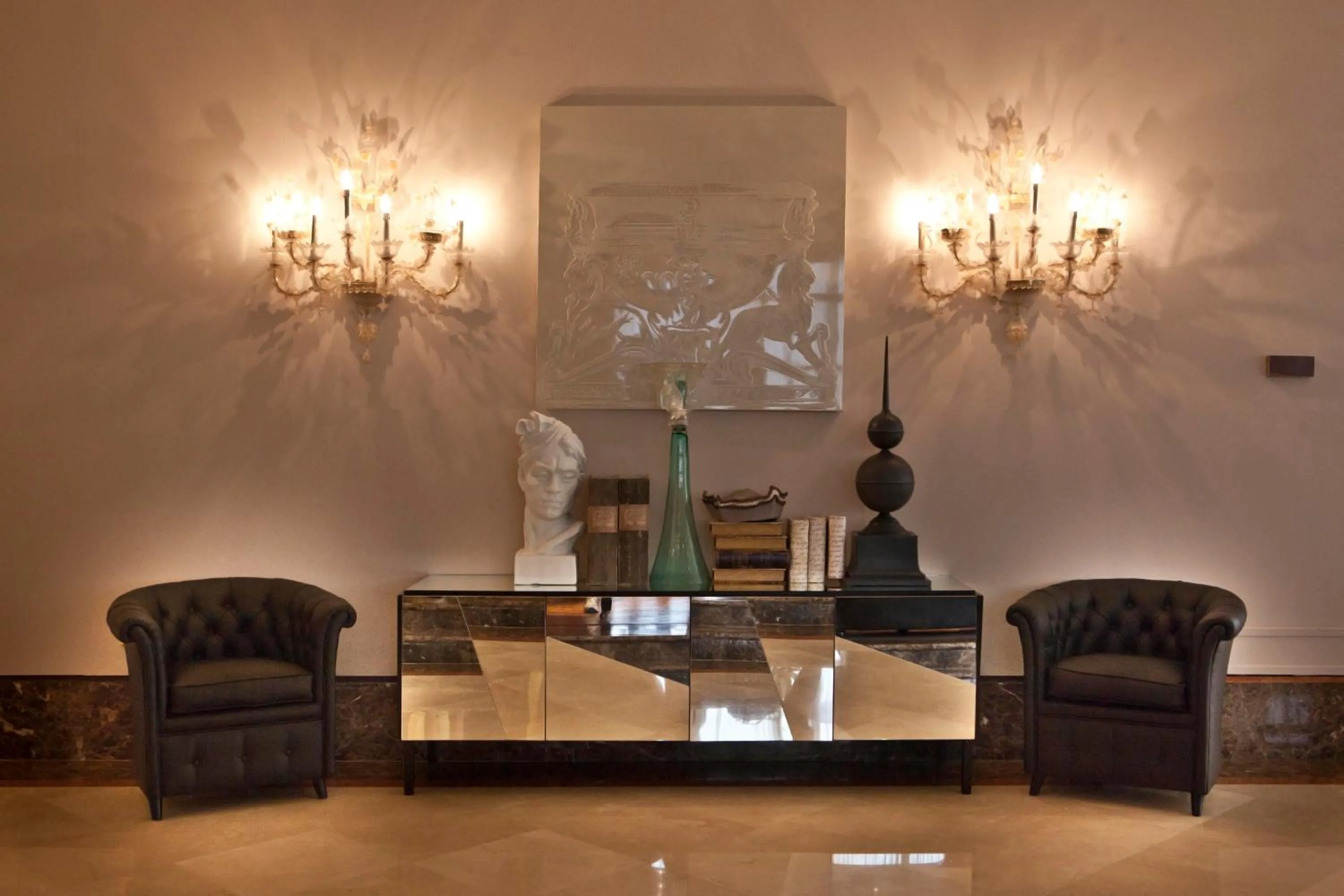 Lobby or reception in Hotel Leon d'Oro