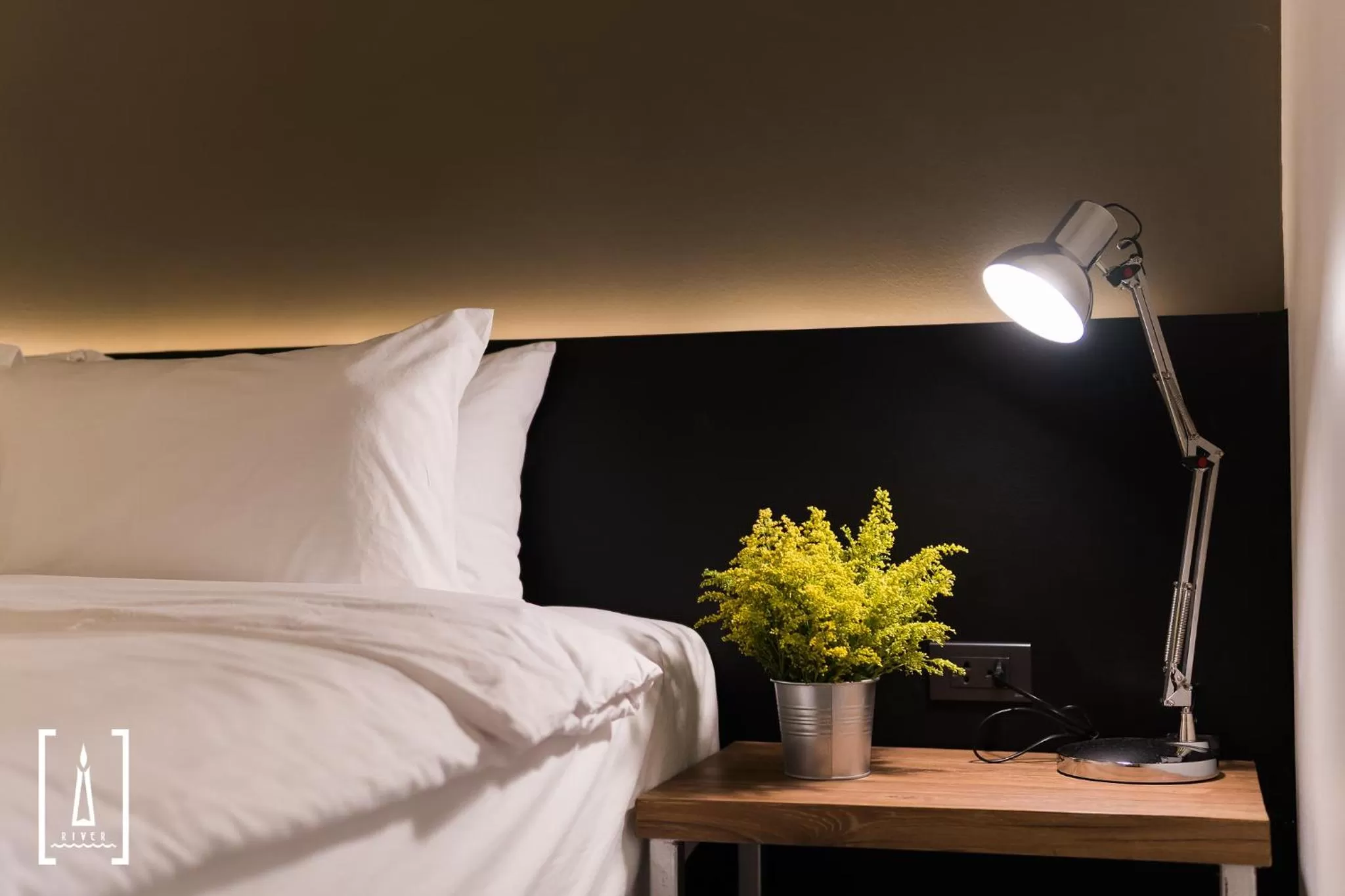 Bed in i-river chiangmai