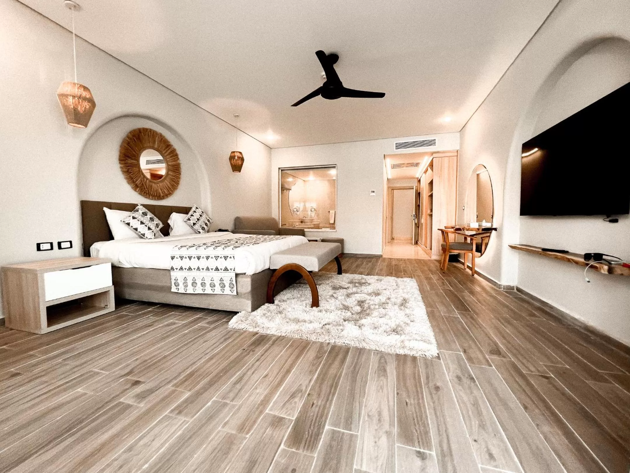 Communal lounge/ TV room in Panorama Bungalows Resort El Gouna