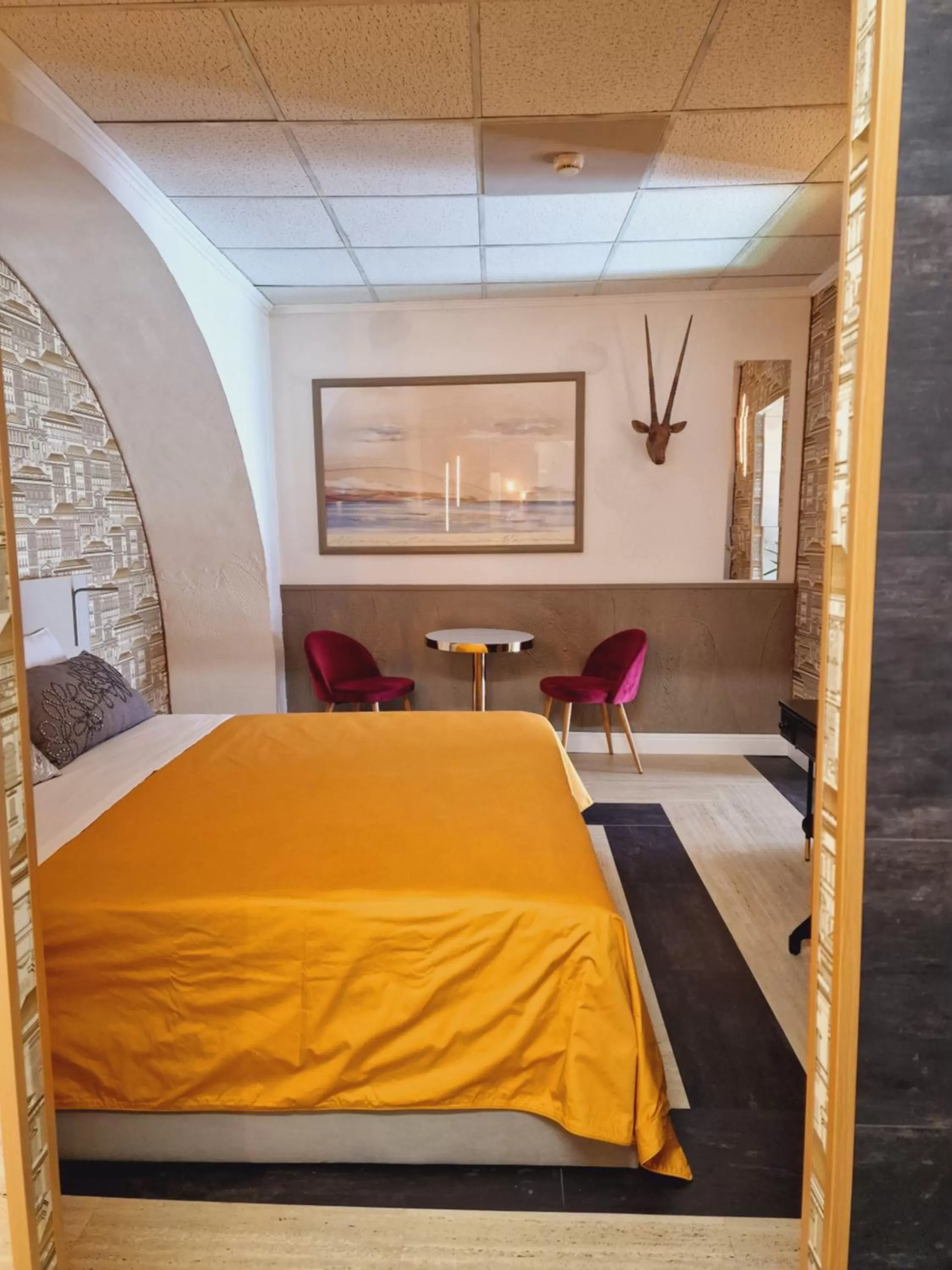 Bed in São Pedro Suite Faro