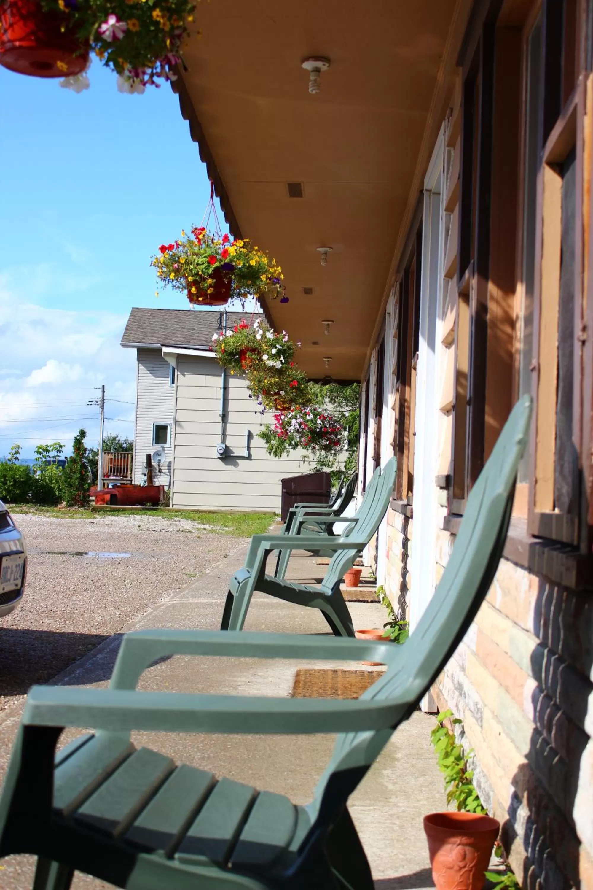 Patio in Hawberry Motel