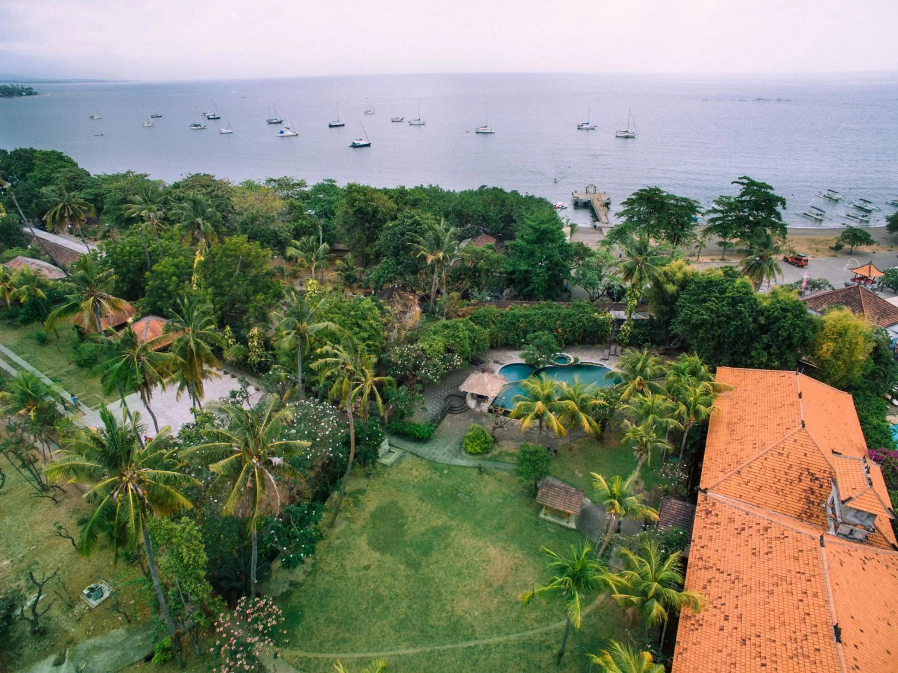 Beach, Bird's-eye View in Nirwana Sea Side Cottages